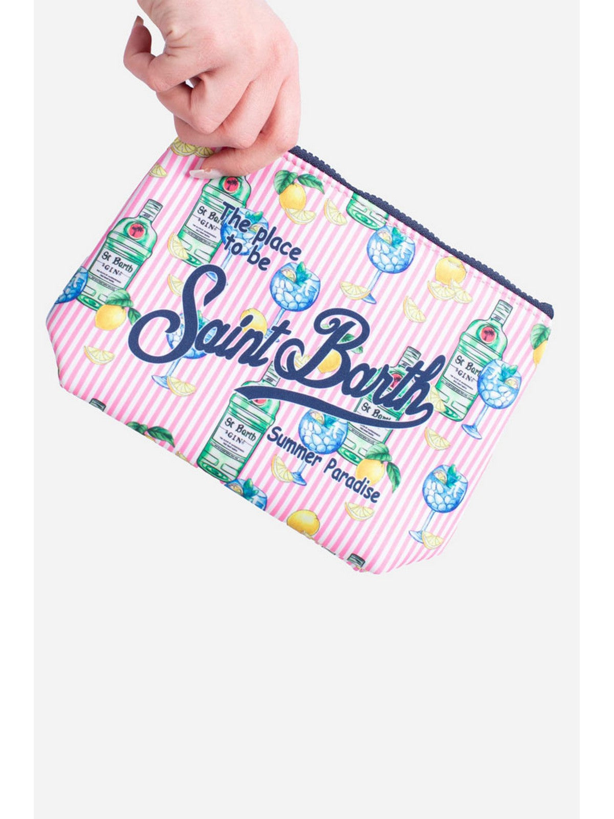 MC2 Saint Barth Bolsa de embrague de hombres Aline 03526f Rosa