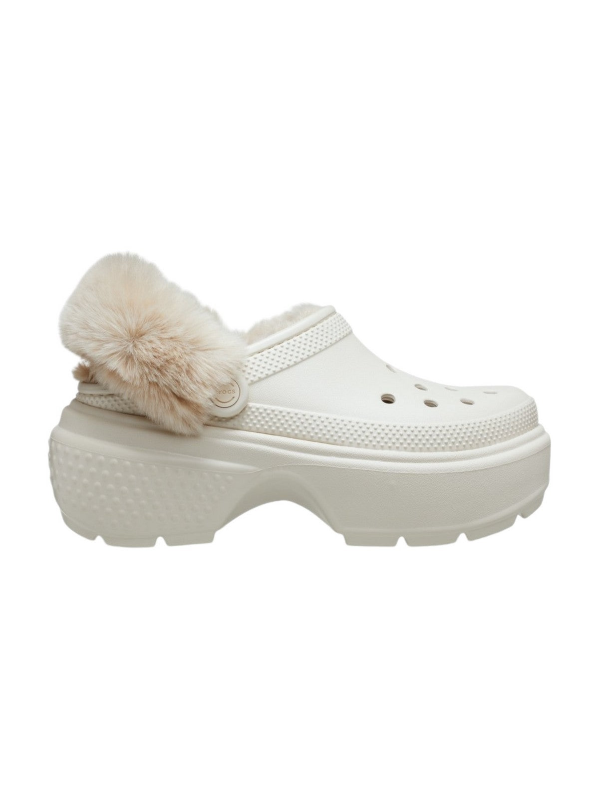 CROCS Ciabatta Donna Stomp Lined Clog 208546 STUC Beige gioboutiqueweb