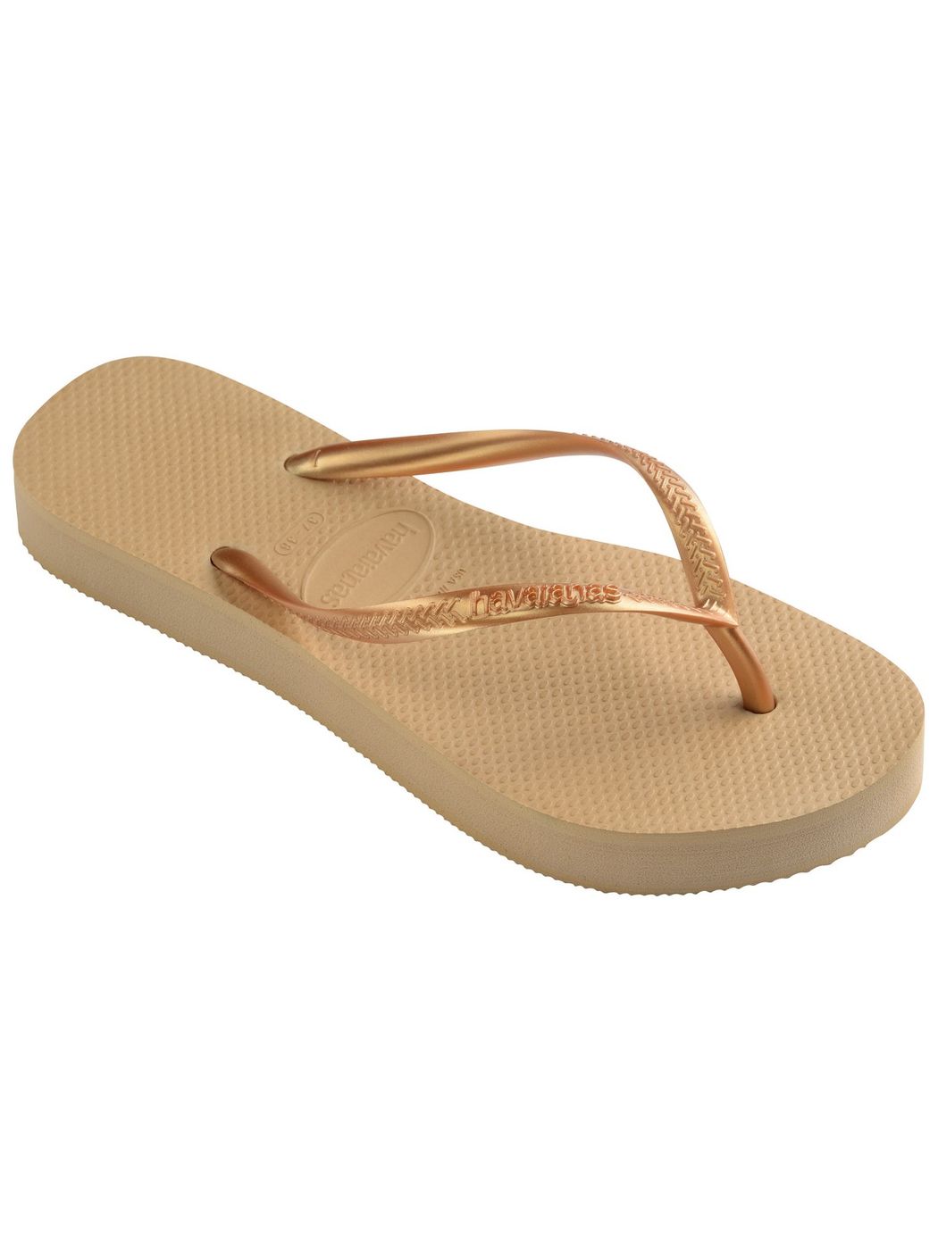 HAVAIANAS Infradito Donna Hav. Slim flatform 4144537.0570 Oro gioboutiqueweb