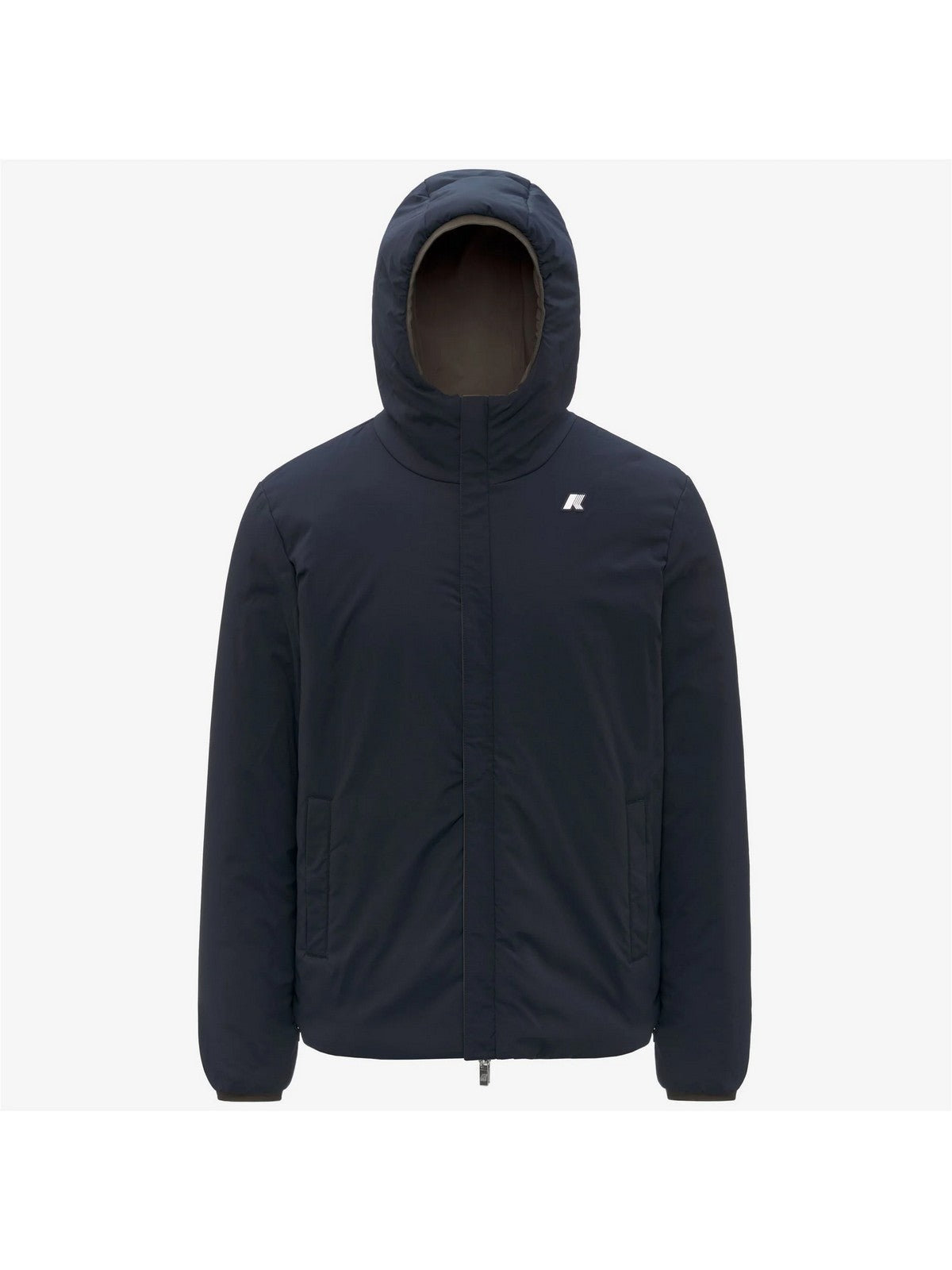 K-WAY Giubbino Uomo JACK ST WARM DOUBLE K6128VW B3A Black Olive - Blue D