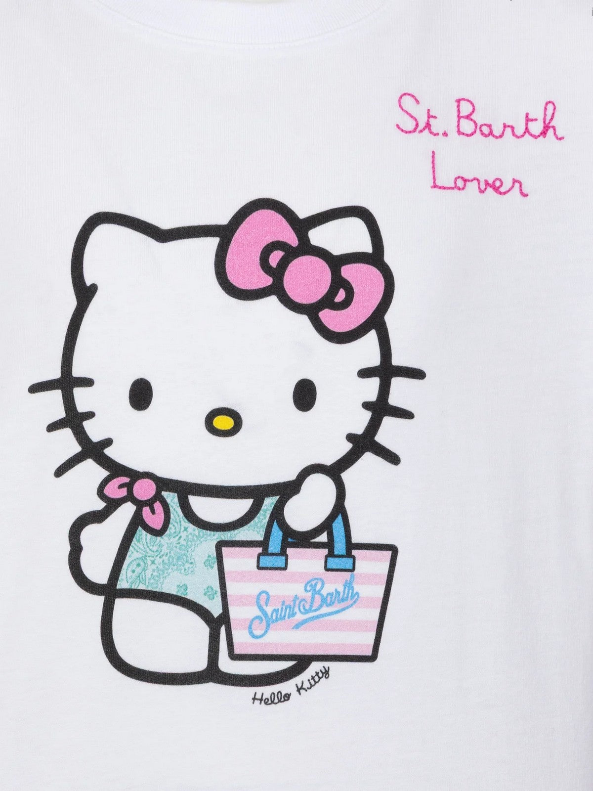 MC2 SAINT BARTH T-shirt Bambine e ragazze ELLY 03479H Bianco gioboutiqueweb