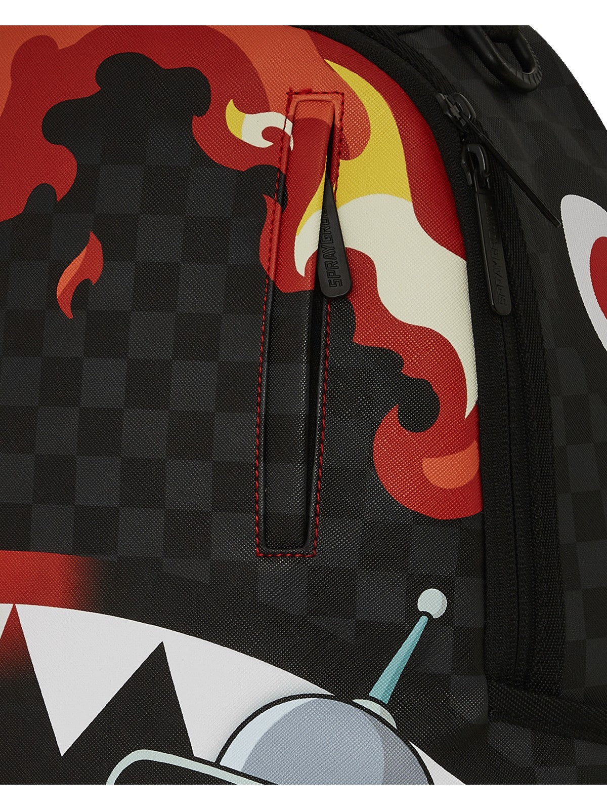 SPRAYGROUND Zaino Uomo BENDER FIRE DRAMA DLXV BACKPACK 910B7795NSZ Nero gioboutiqueweb