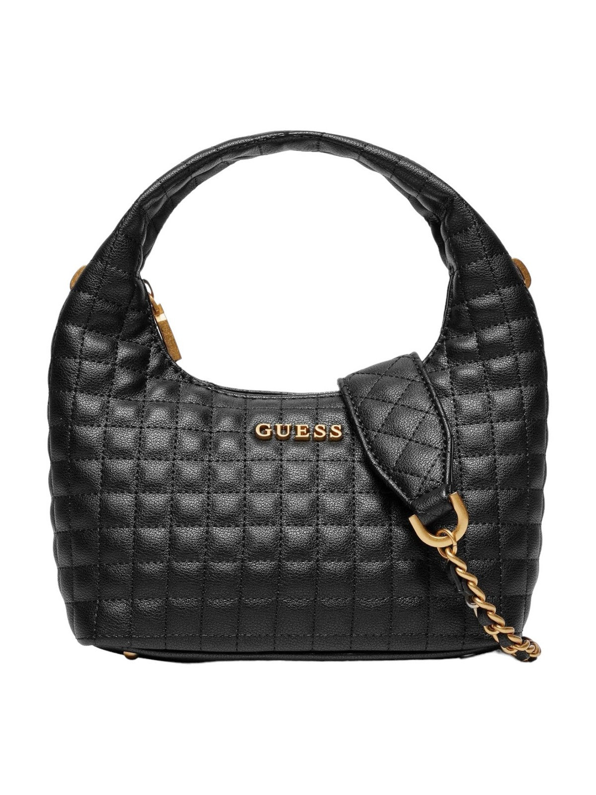 Guess Woman Bag Tia Luxury Satchel Hwqa91 87120 Bl Black