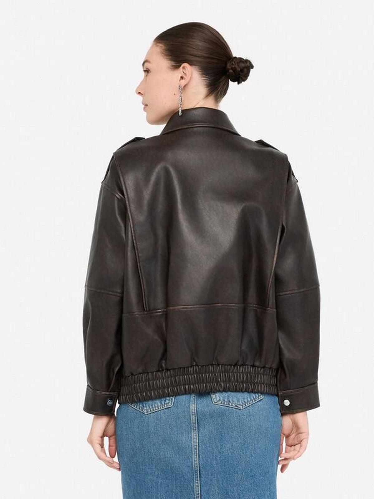 LIU JO WHITE Giubbino Donna MF5097E1051 X0558 Light chocolate