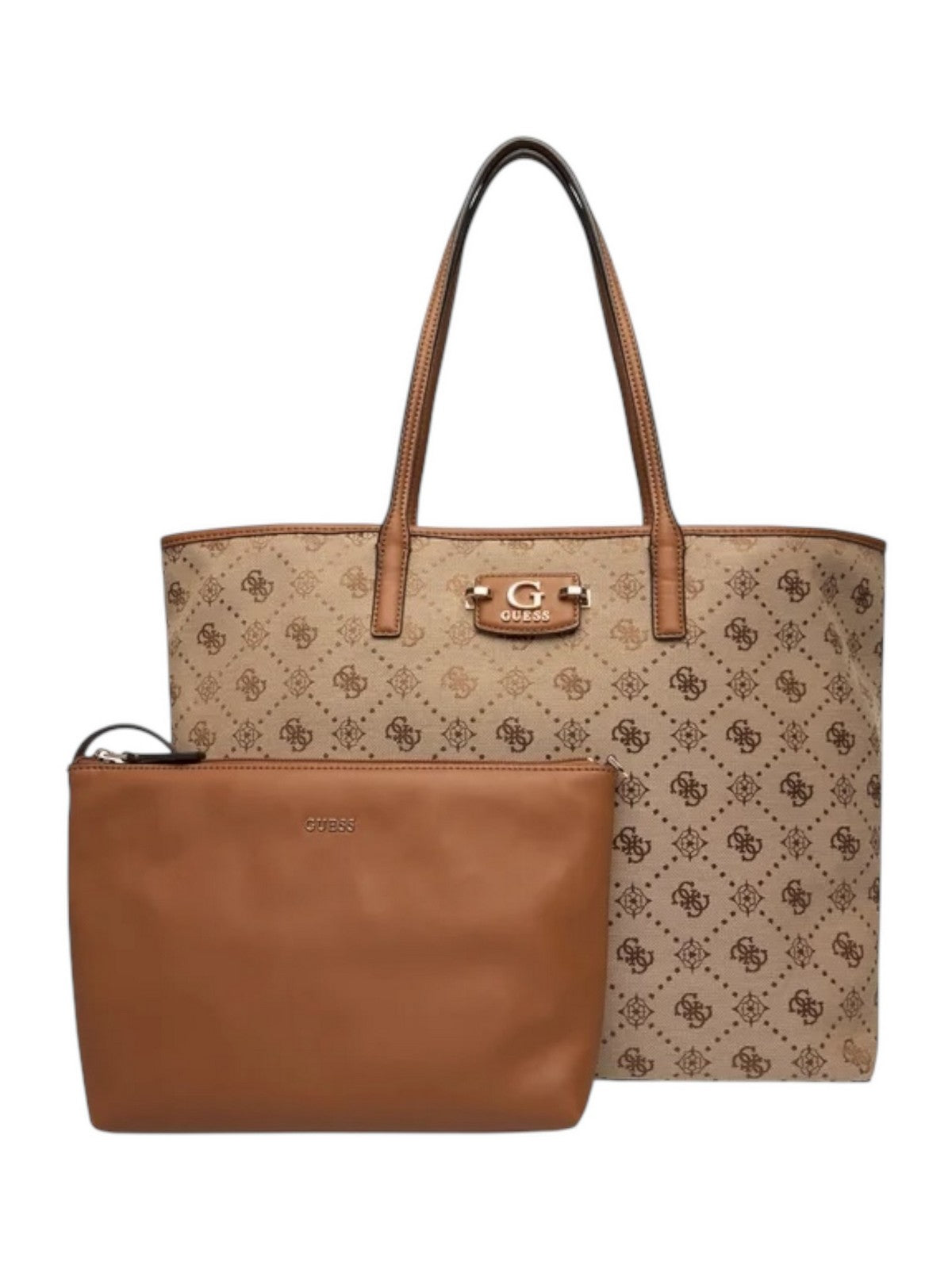 GUESS Borsa Donna NEDA LARGE 2 IN 1 TOTE HWJP96 54240 LTL LATTE LOGO