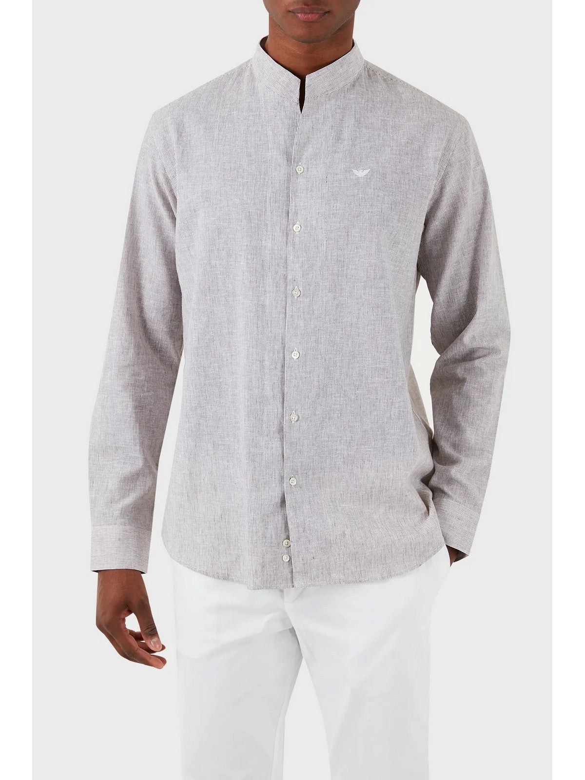 EMPORIO ARMANI Camicia Uomo E31CM3 F1312 440 Marrone gioboutiqueweb