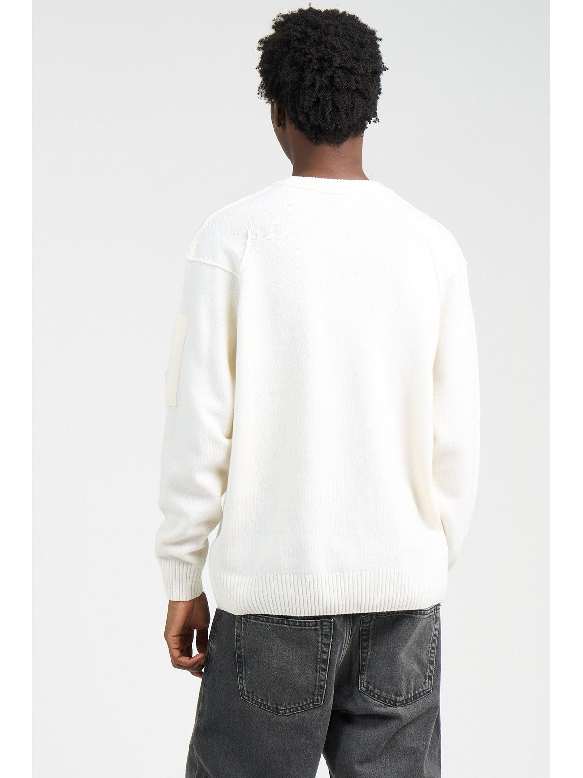 C.P. COMPANY Maglione Uomo RFCMKN707A110149A 103 103 - GAUZE WHITE gioboutiqueweb