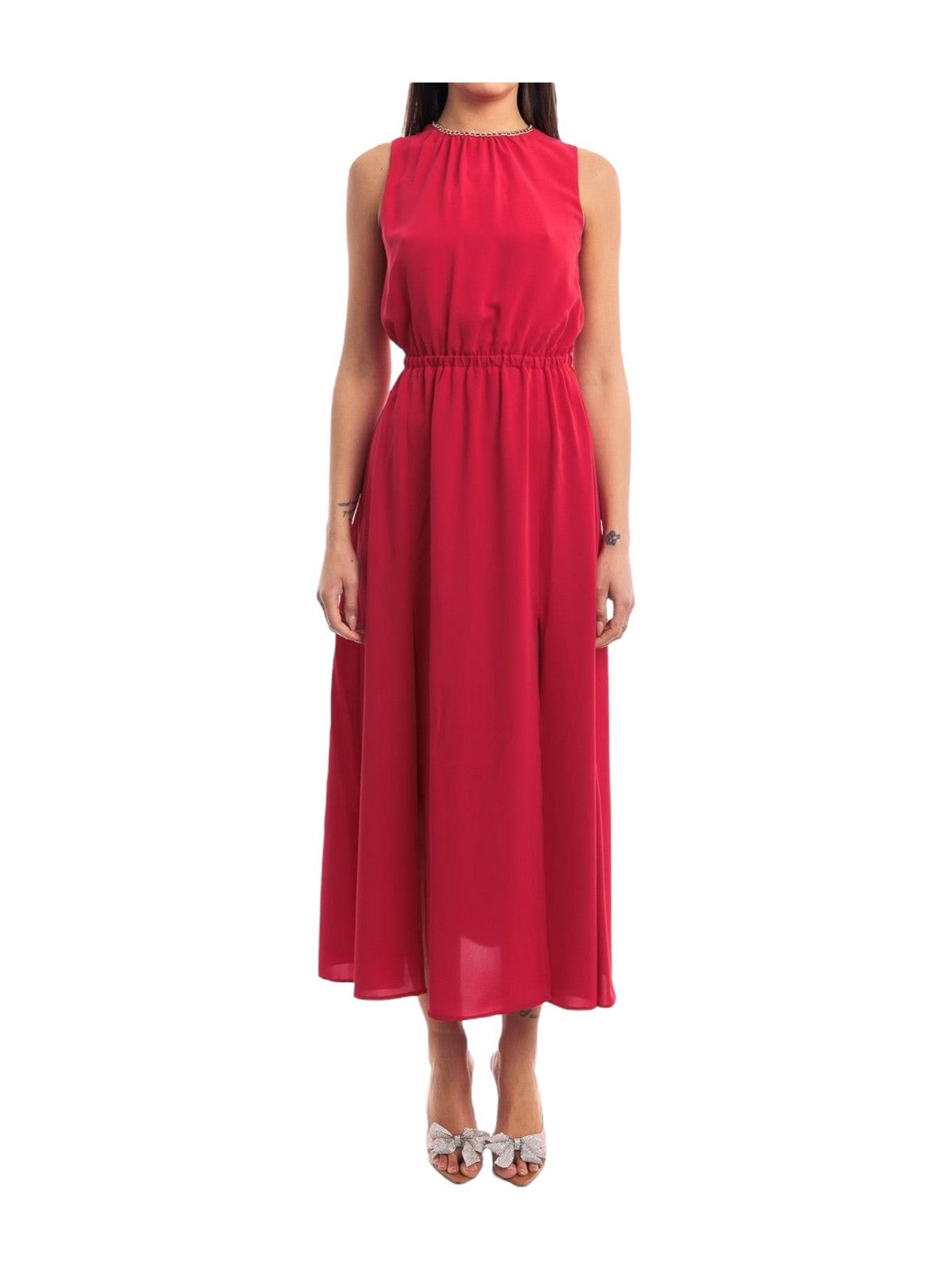 Liu Jo White Woman Dress M4193T4434 81761 Red