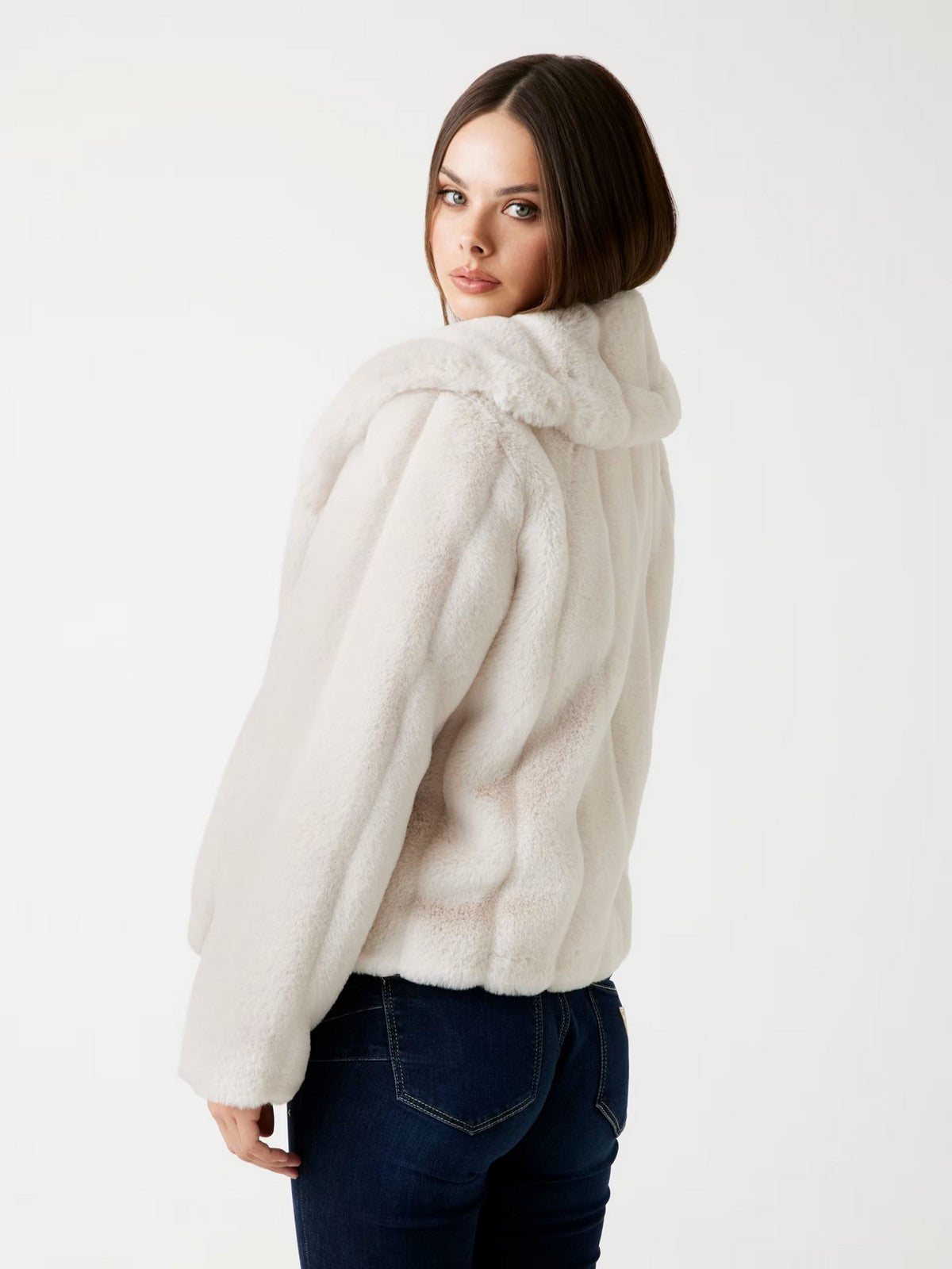 GUESS Giubbino Donna NEW SOPHY JACKET W0BL0N WDCH0 G9L9 MUTED STONE