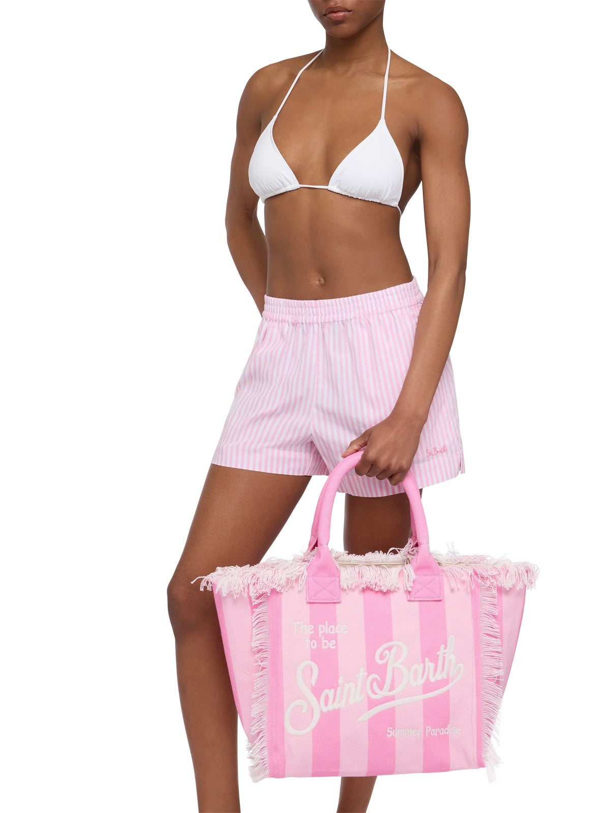 MC2 SAINT BARTH Borsa Donna VANITY 04190H STRIPES POP V 2320 EMB gioboutiqueweb