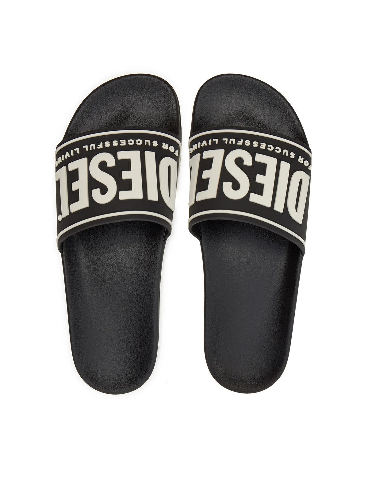 DIESEL Ciabatta Uomo MAYEMI SA-MAYEMI CC SANDALS Y02801 P4441 H0958 014 - BLACK/WHITE