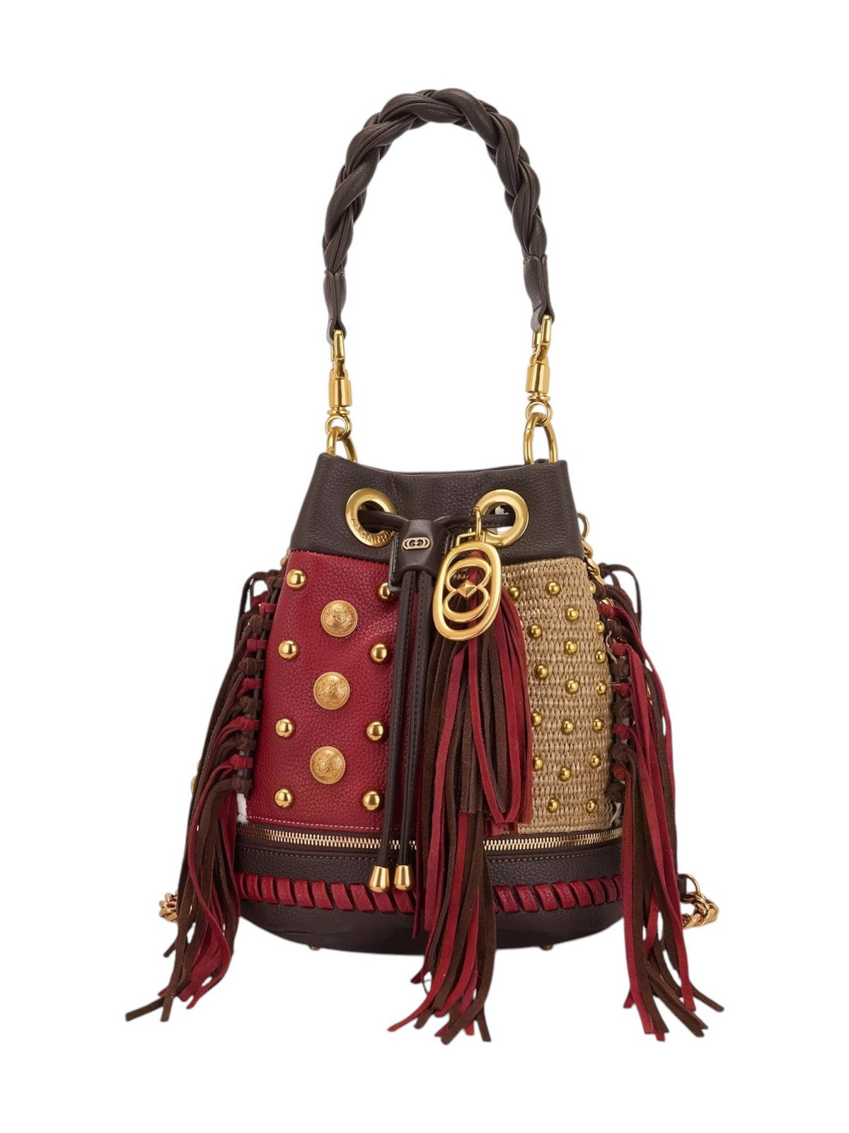 LA CARRIE Borsa Donna LEGACY BUCKET SYNT./HOR./RAPH. 151M-EM-118-SHR MUBR Marrone gioboutiqueweb