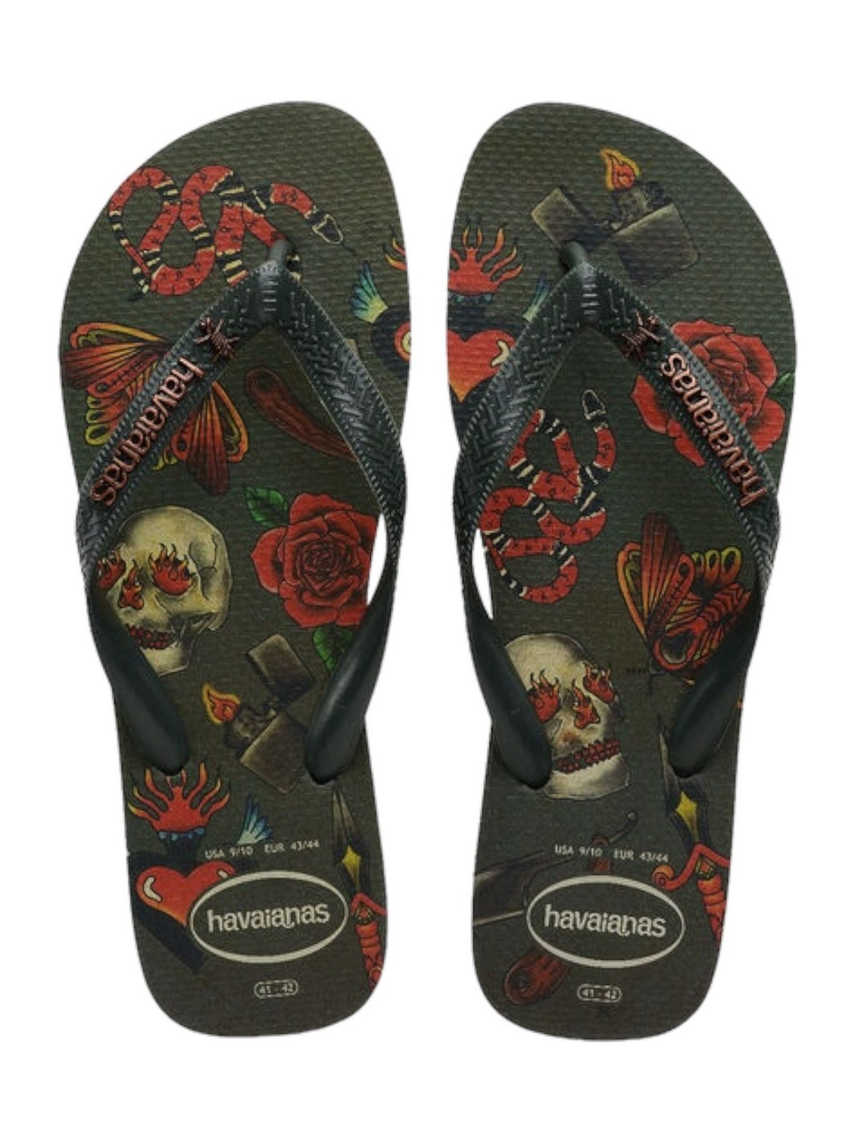 HAVAIANAS Infradito Uomo Hav. Top Tribo 4144505.4896 Verde gioboutiqueweb