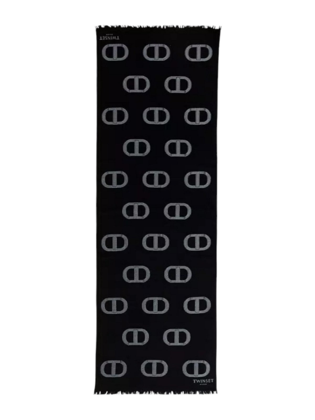 TWINSET Stola Donna 242TA4080 00006 Nero gioboutiqueweb