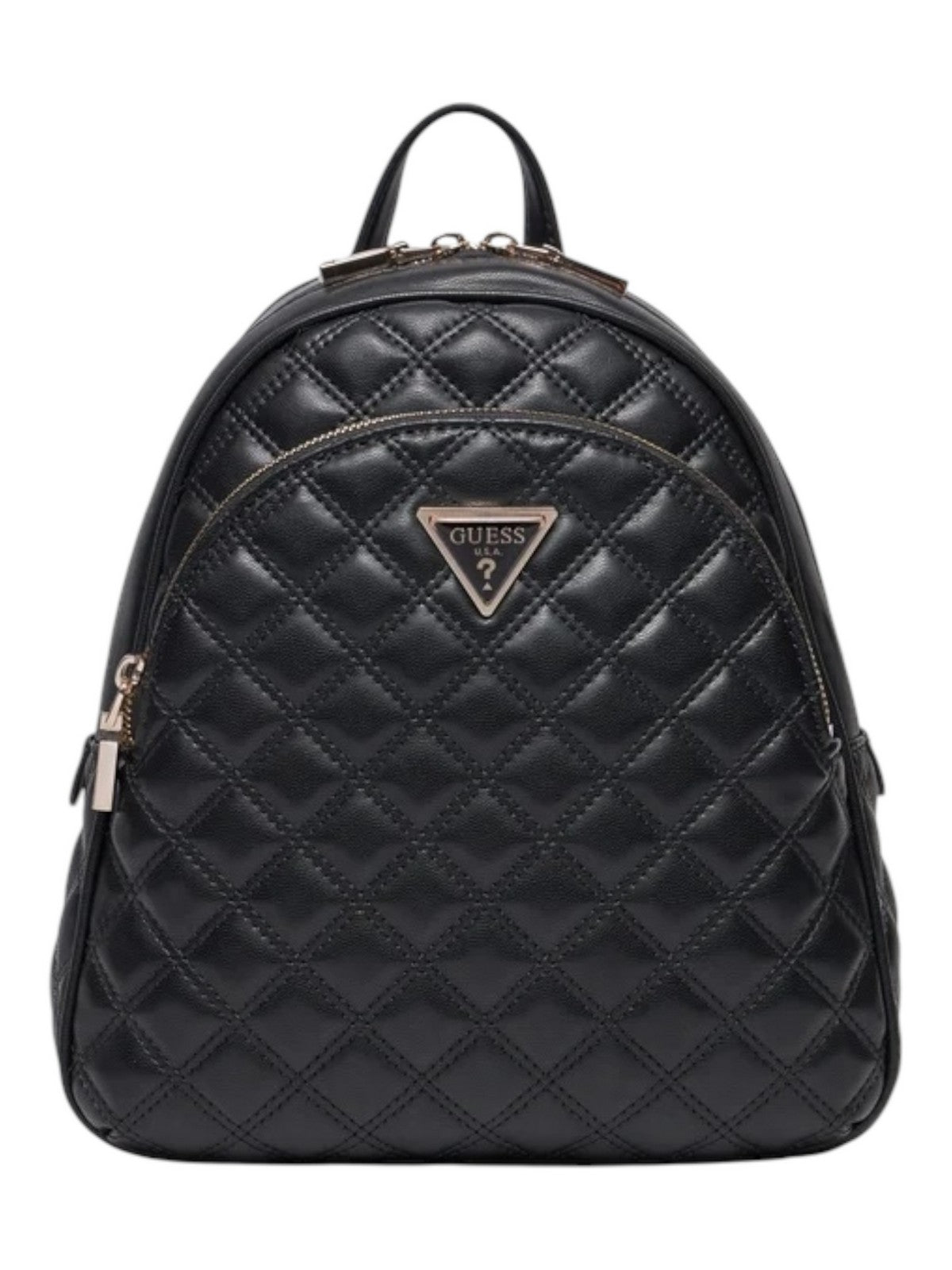 GUESS Zaino Donna GIULLY DOME BACKPACK HWQG87 48320 BLA Nero gioboutiqueweb