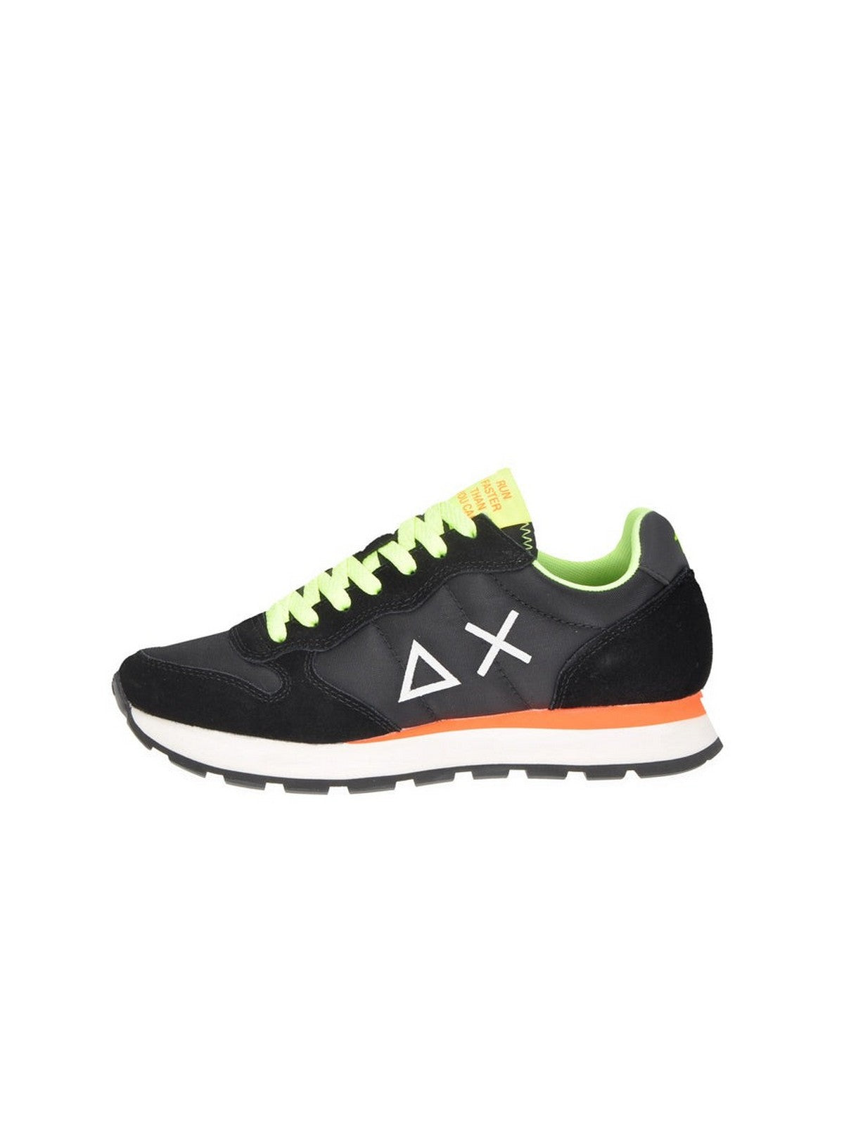 SUN68 Sneaker Uomo Tom fluo Z35102 11 Nero gioboutiqueweb