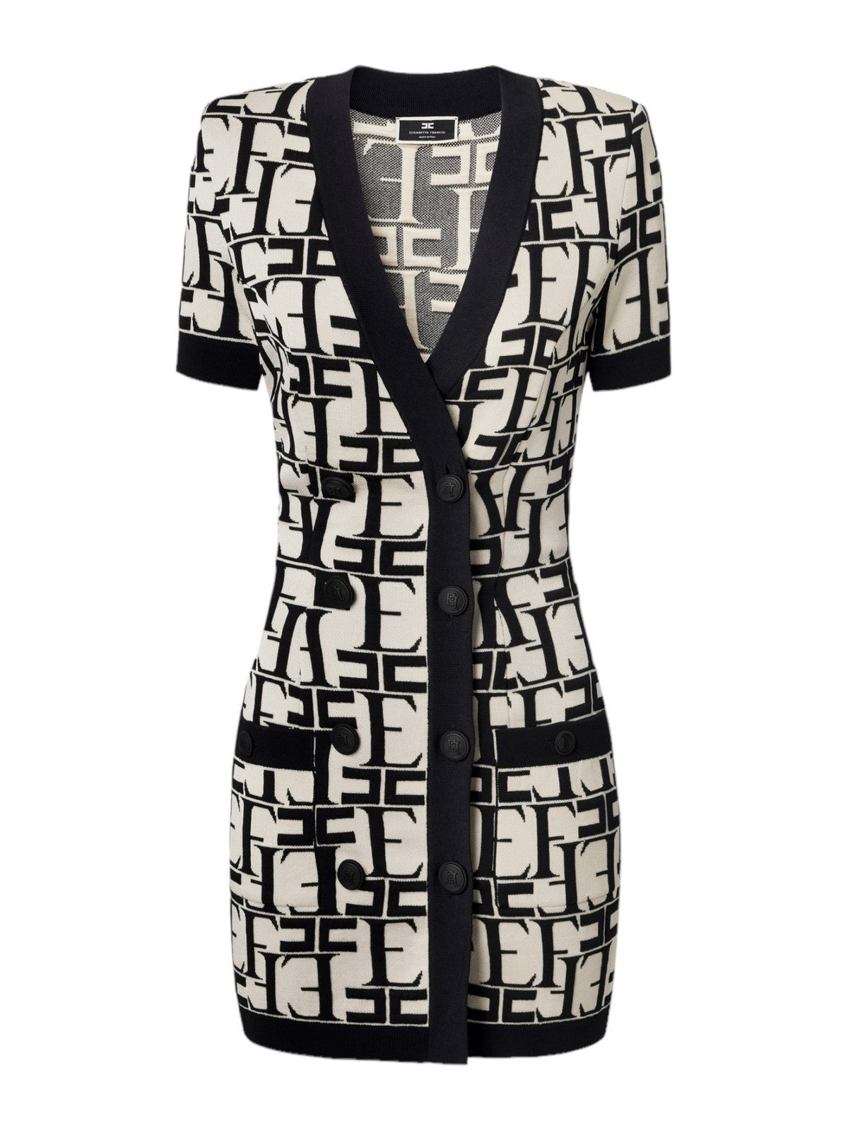 ELISABETTA FRANCHI Abito Donna AM86Q42E2 E84 Avorio gioboutiqueweb