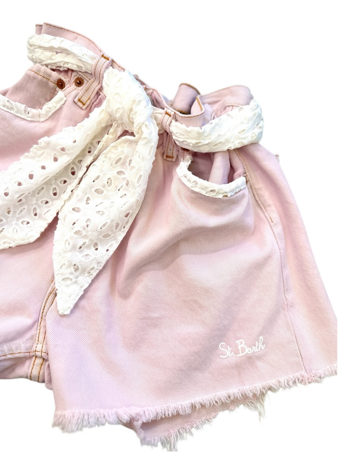 MC2 SAINT BARTH Pantaloncino Donna ARIZONA 06520H DENIM 21H SUNFLOWER EMBRY 01 gioboutiqueweb