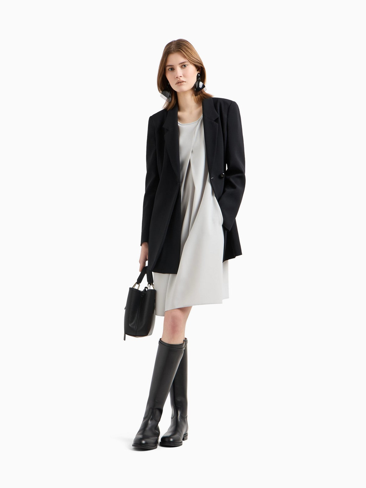 EMPORIO ARMANI Abito Donna EW000831 AF10206 U8011 Grigio