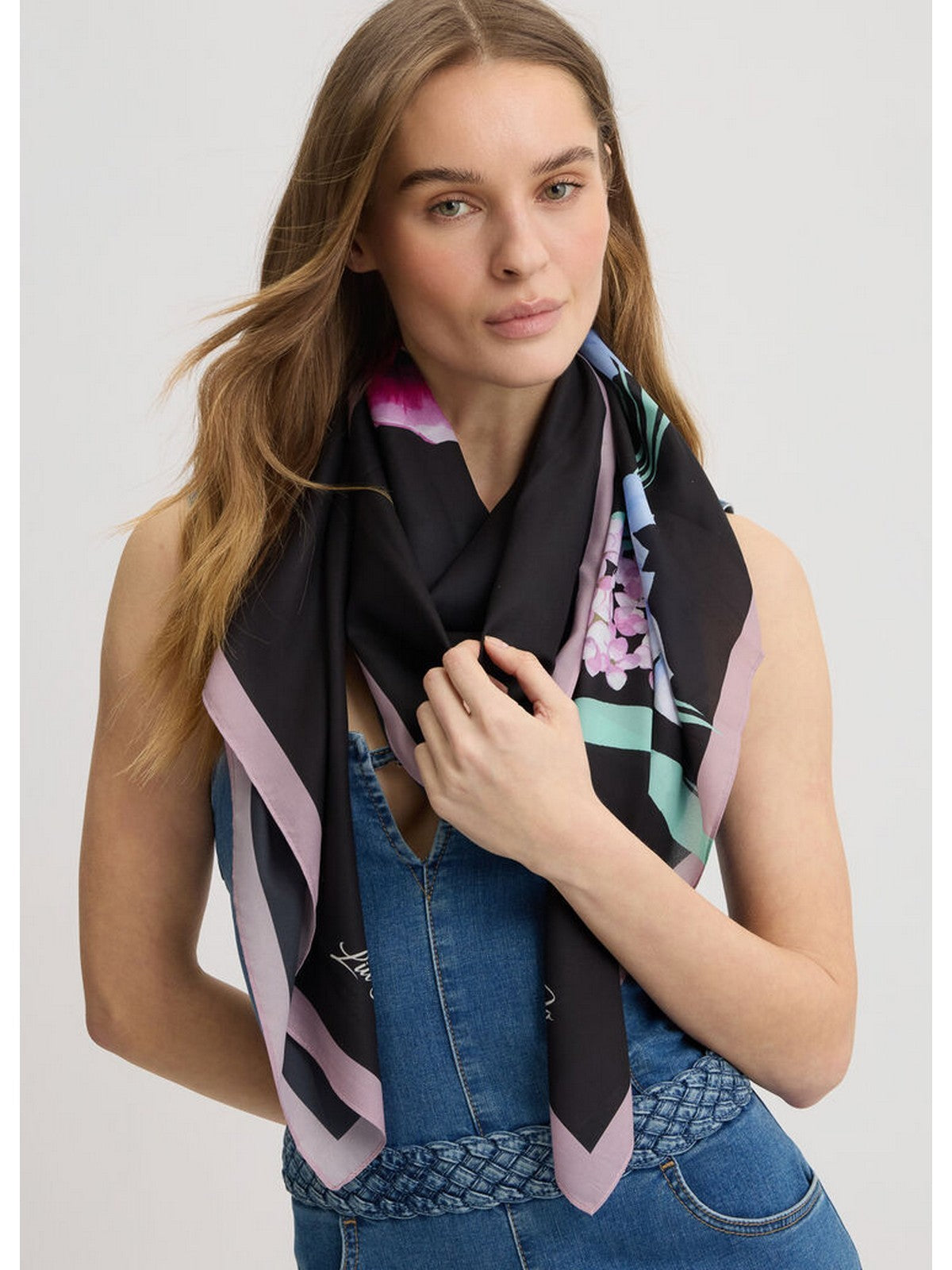 LIU JO SOFT Foulard Donna 2A5035T0300 22222 Nero