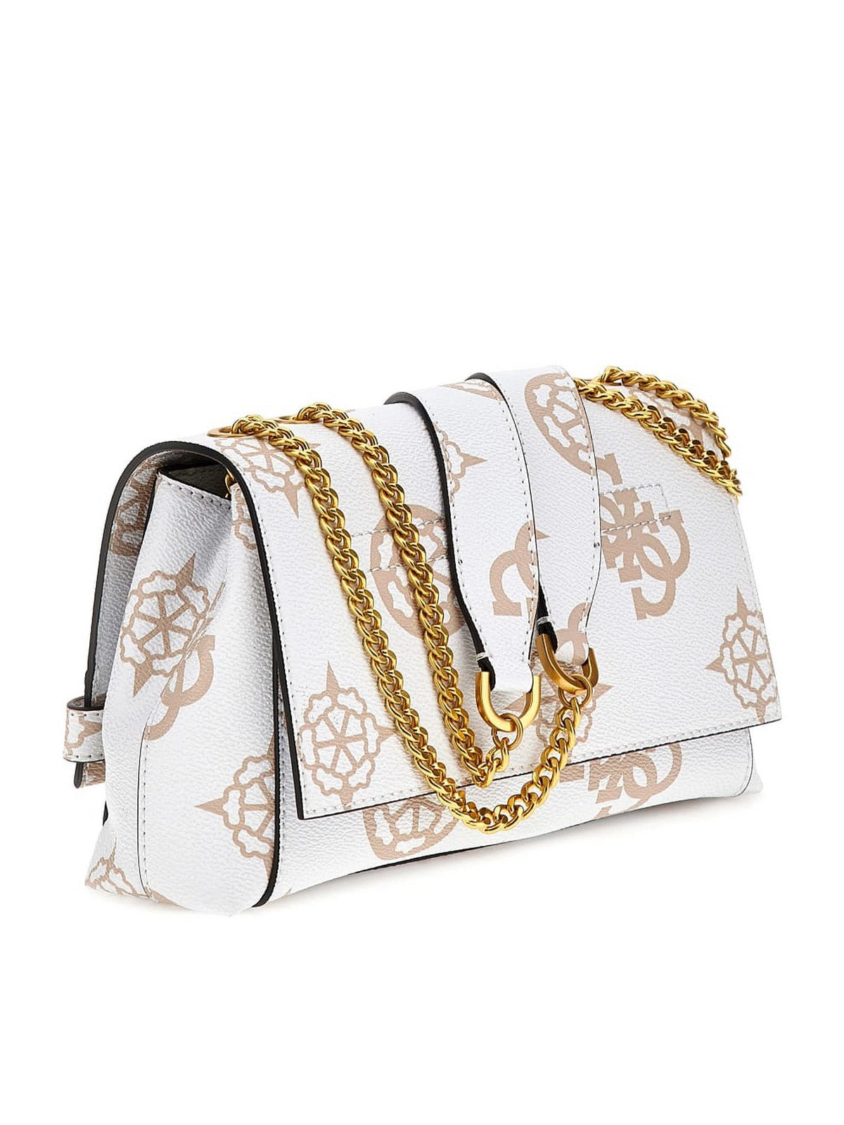 GUESS Borsa Donna Sestri Logo Luxury S HWPO90 01210 WLO Bianco gioboutiqueweb