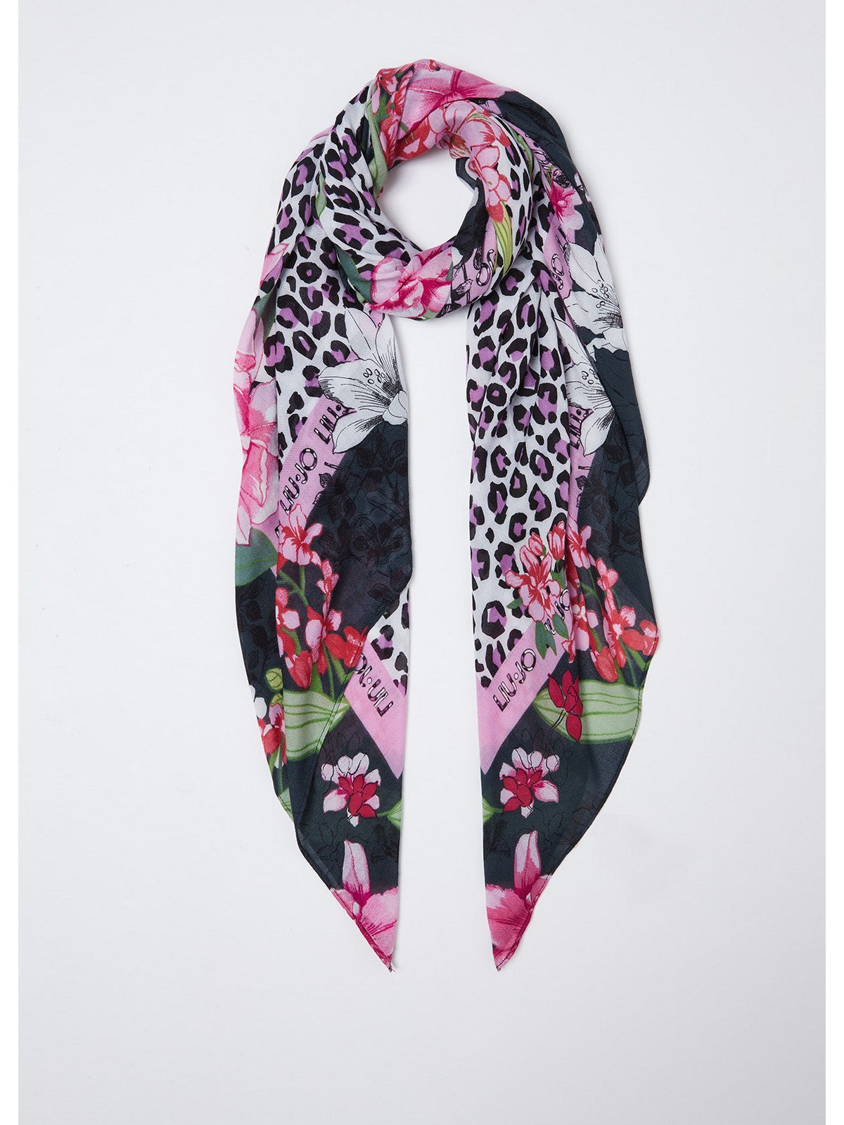 LIU JO SOFT Foulard Donna 2A4053T0300 22222 Nero