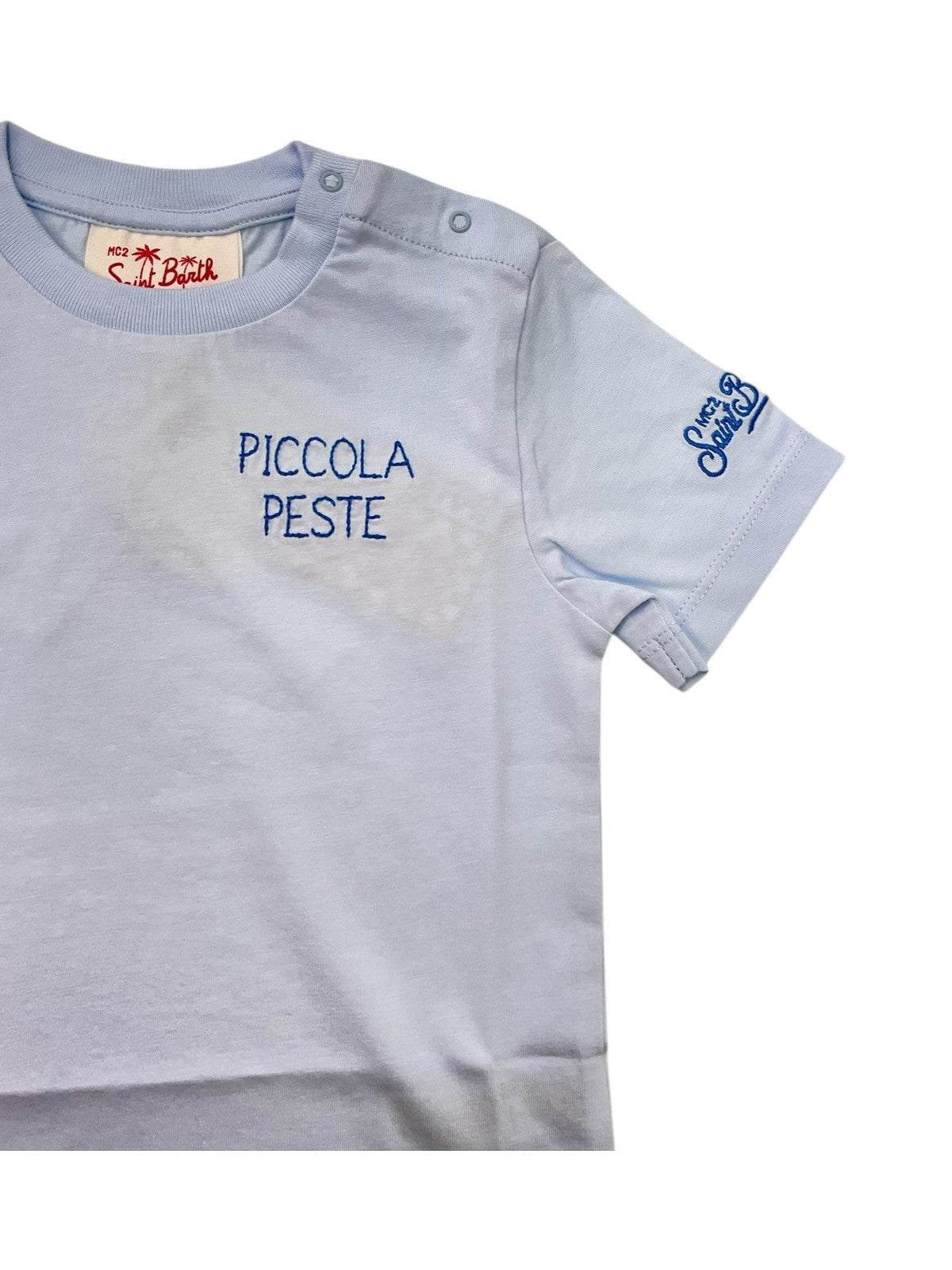 MC2 SAINT BARTH T-shirt Bambini e ragazzi PORTOFINO JR 03691L PICCOLA PESTE 31 EMB