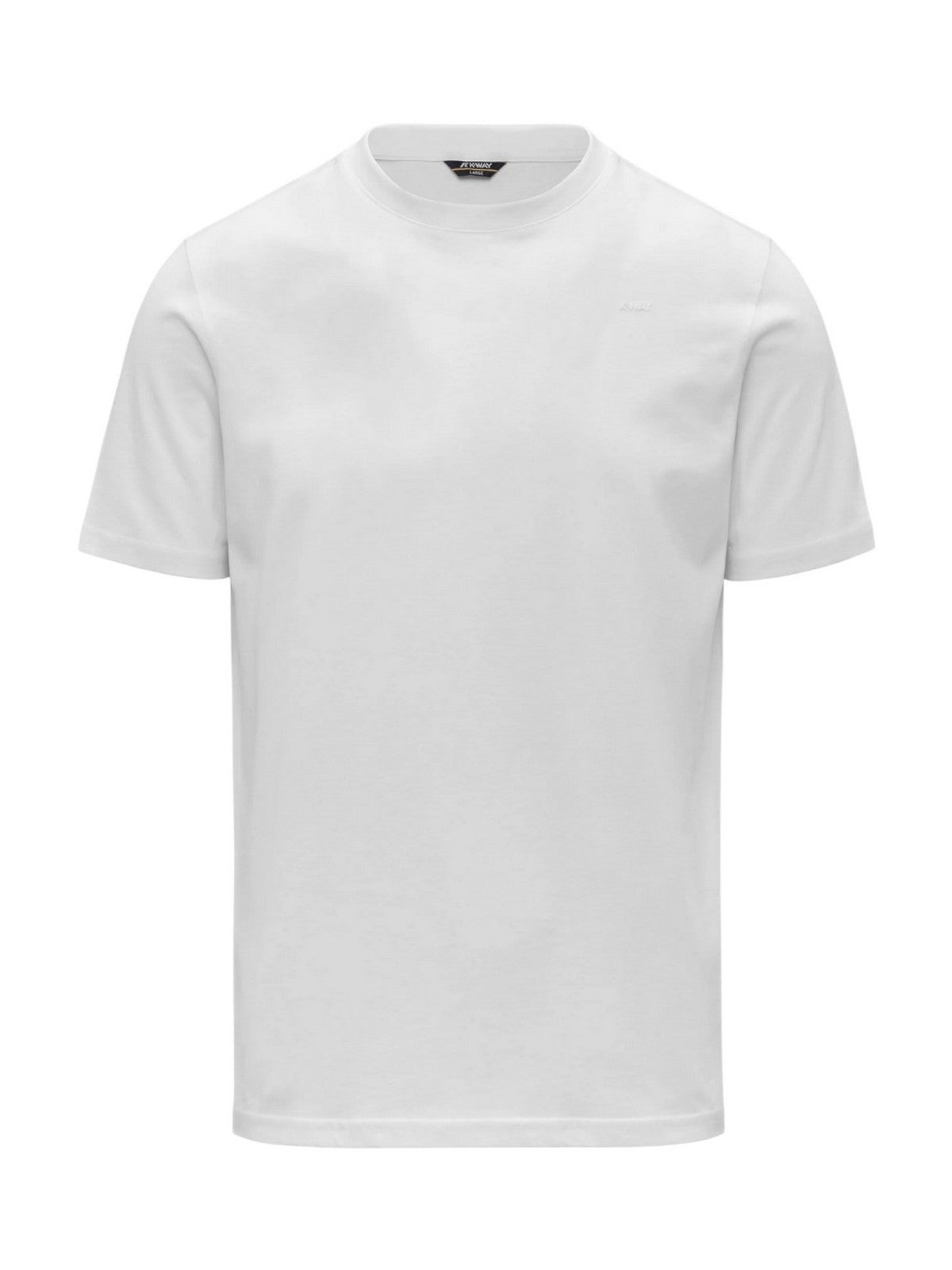 K-WAY T-shirt Uomo ODOM JERSEY MICRO LETTERING K81489W 001 White - White