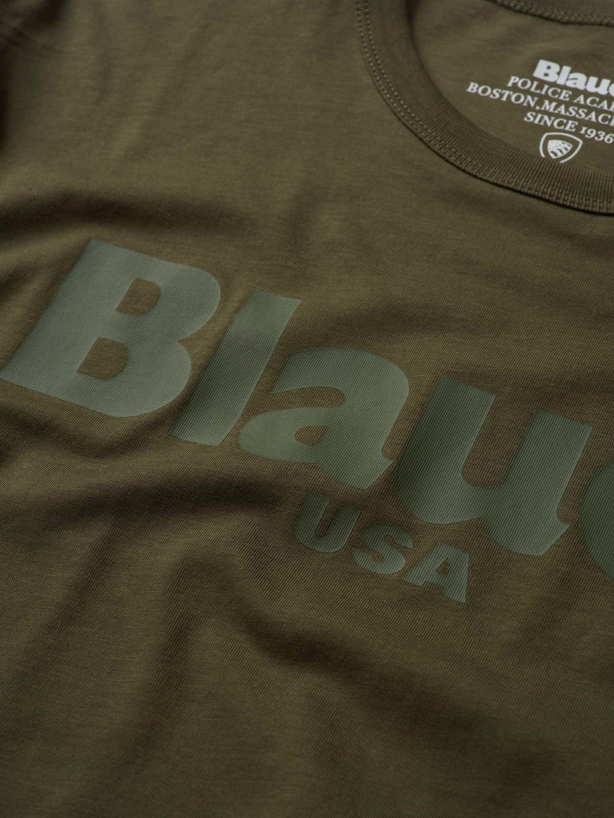 BLAUER T-Shirt e Polo Uomo 24SBLUH02142 004547 685 Verde gioboutiqueweb