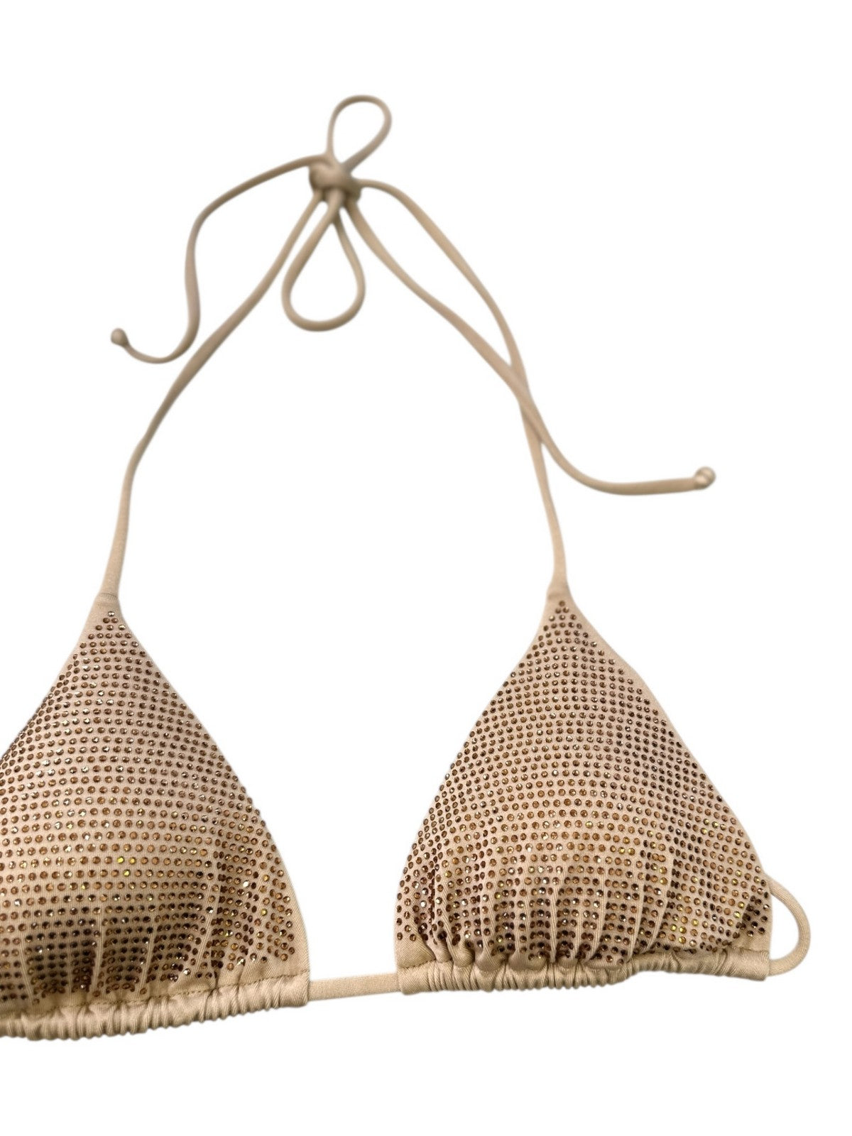 MC2 SAINT BARTH Costume da bagno Donna ANNABELLE 05811H SHINY STRASS GOLD gioboutiqueweb