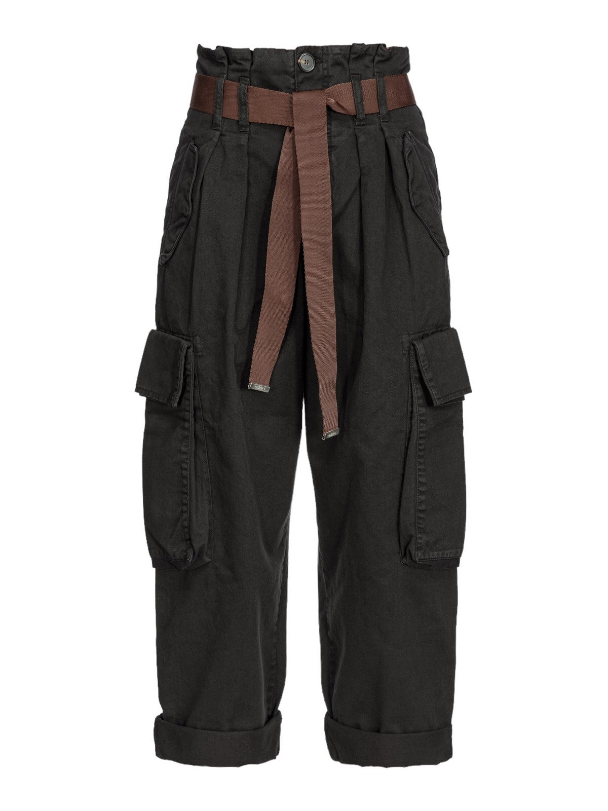 PINKO Pantalone Donna Ronfare Pantalone Dyed Gabardi 101840-A21C Z99 Nero gioboutiqueweb