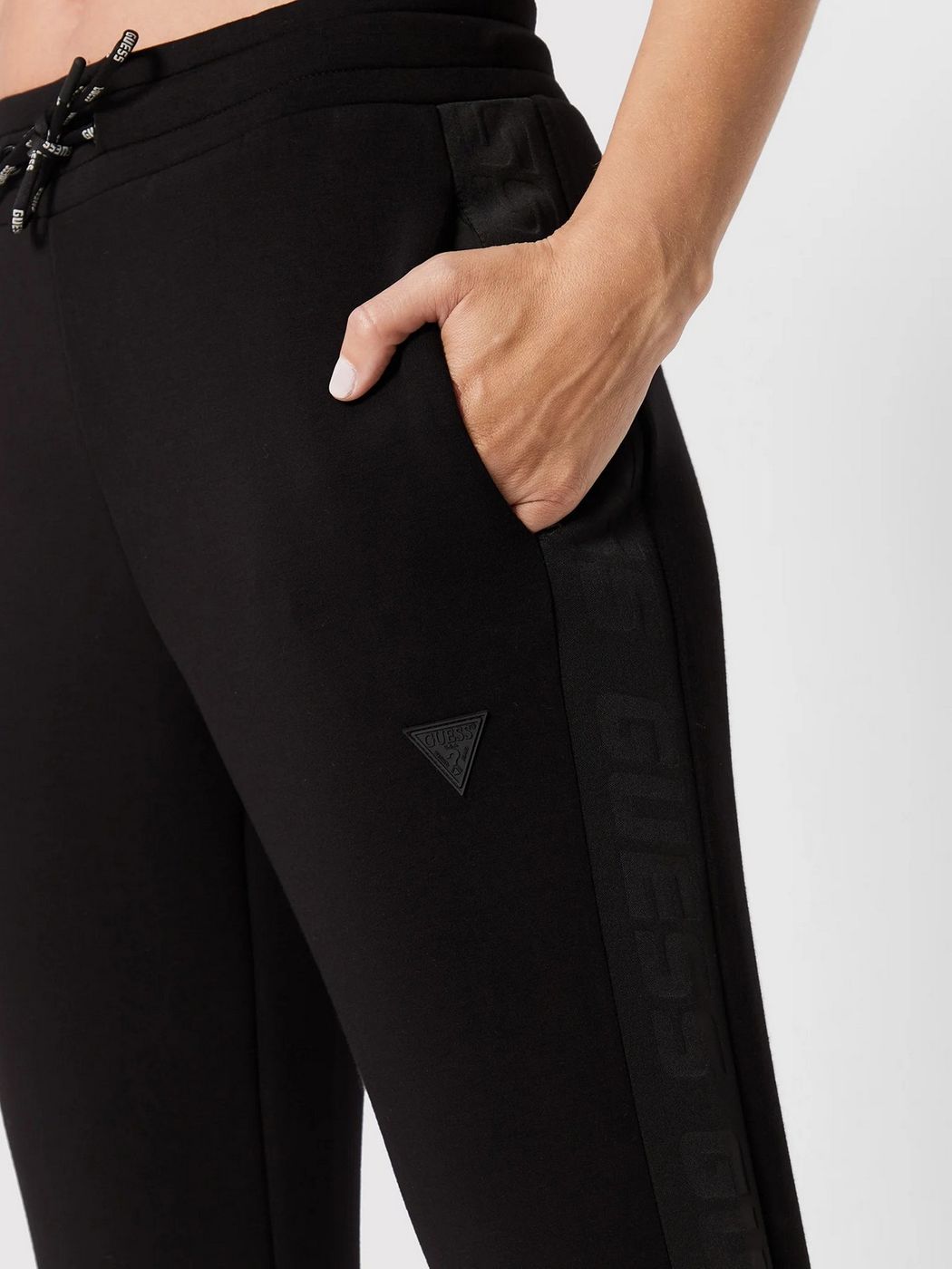 GUESS SPORT Pantalone Donna V2YB18 K7UW2 JBLK Nero