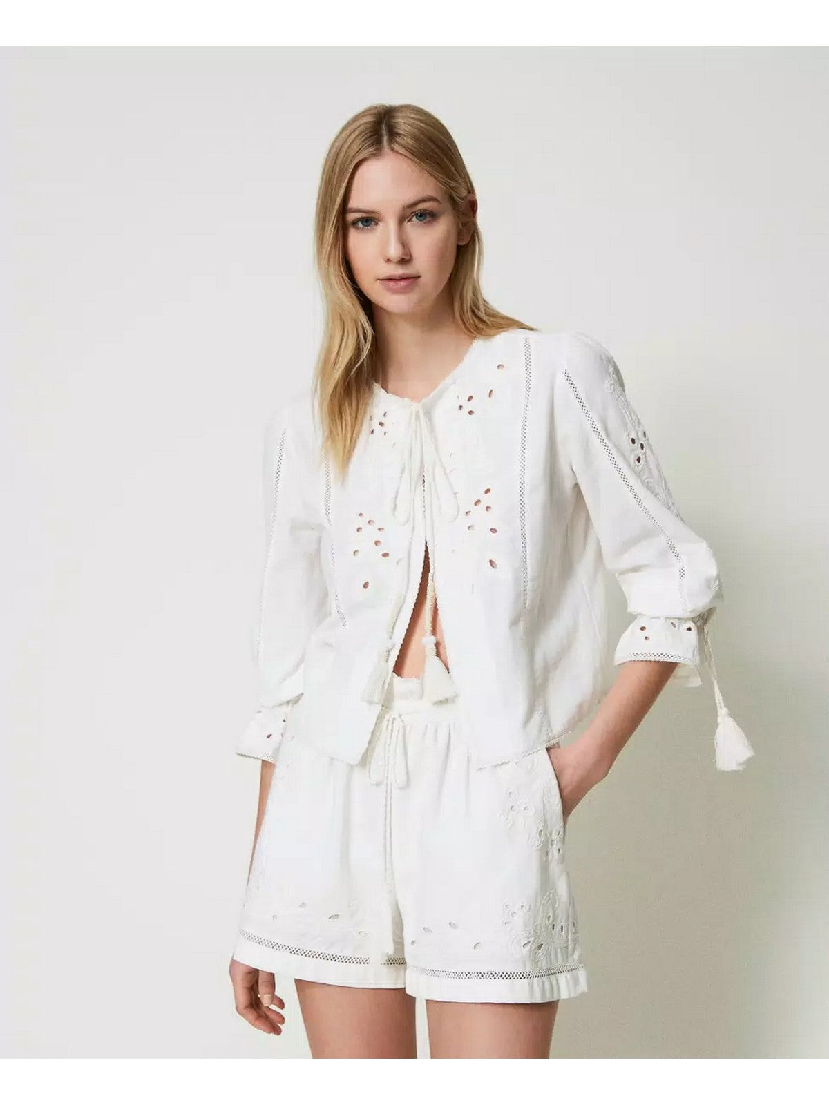 Twinset Panrircon Donna 241Tt2011 00001 Weiß