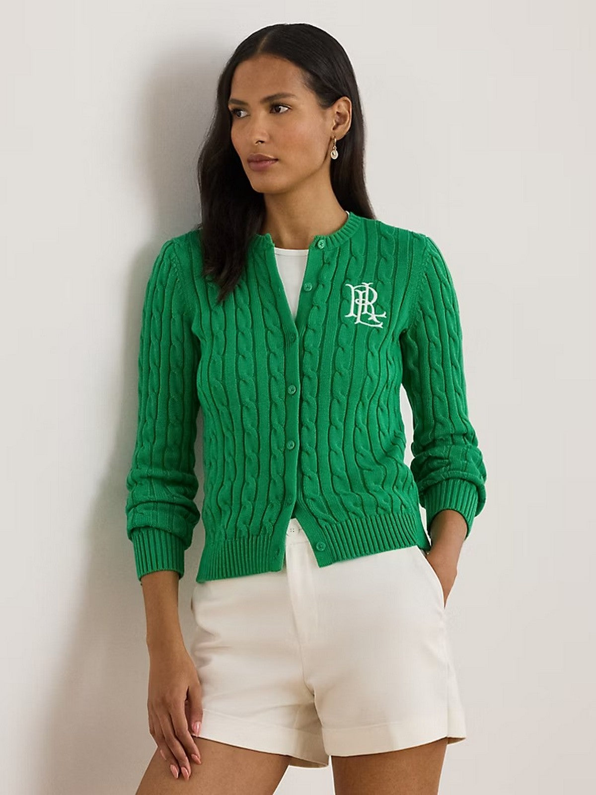 LAUREN RALPH LAUREN Cardigan Donna RALHAN-LONG SLEEVE-CARDIGAN 200932225 013 STEM
