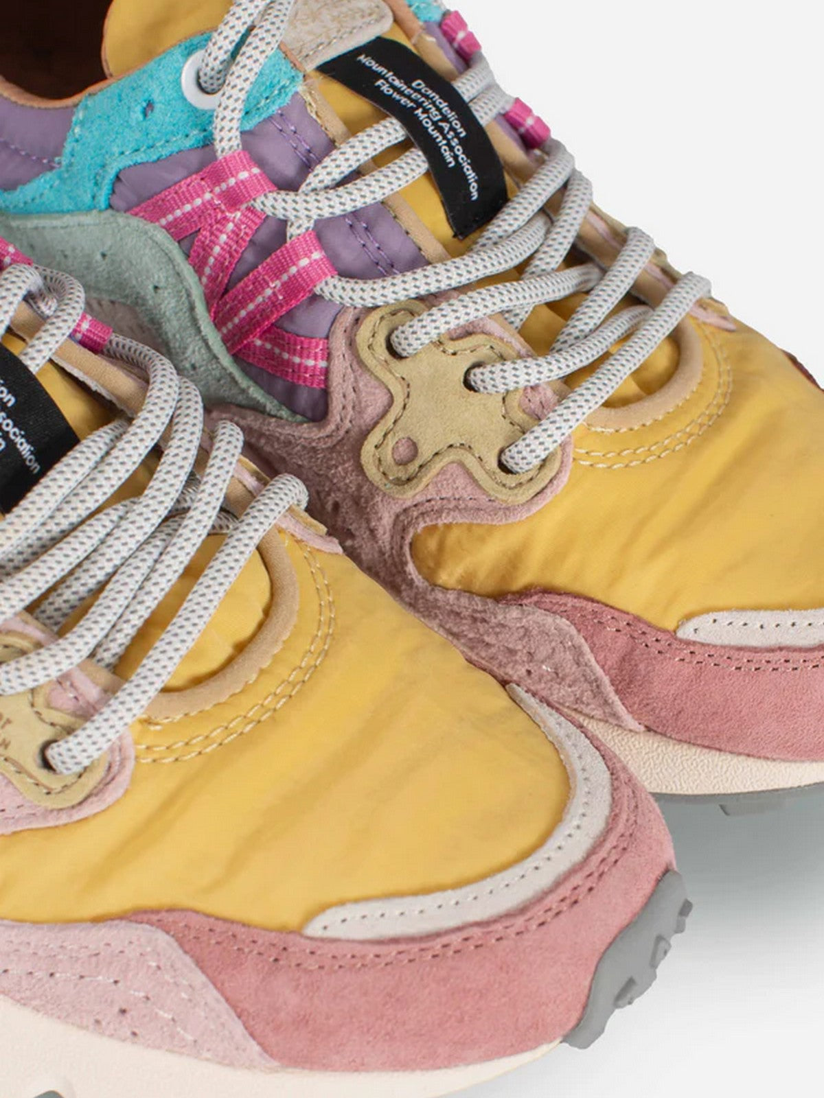 FLOWER MOUNTAIN Sneaker Donna YAMANO 3 WOMAN 2017817-01-1H07 PINK-OCHER-LIGHT PINK