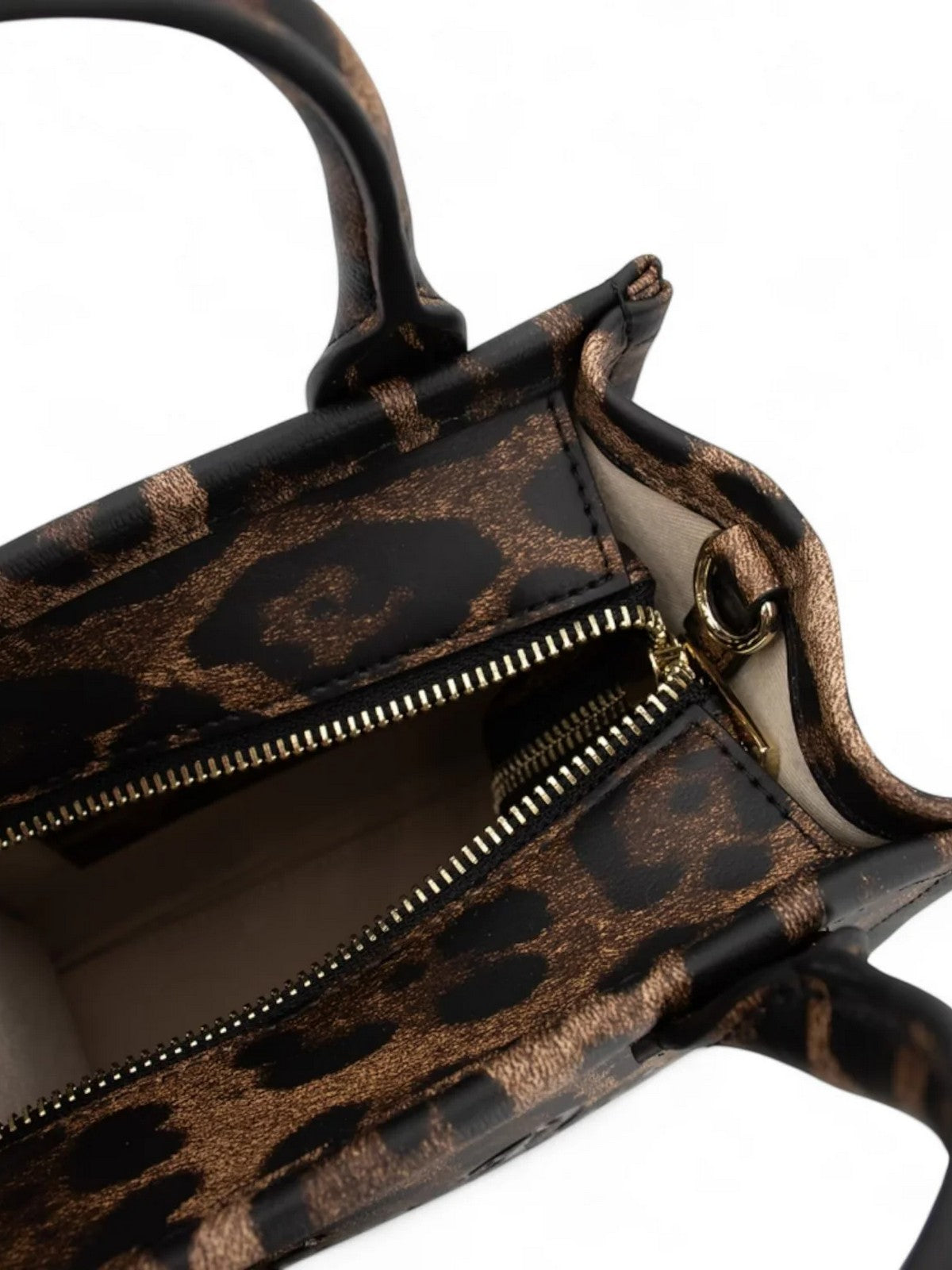 MC2 SAINT BARTH Borsa Donna VANITY BAG MINI 00761I PRINTED LEOPARD LEATHER 12