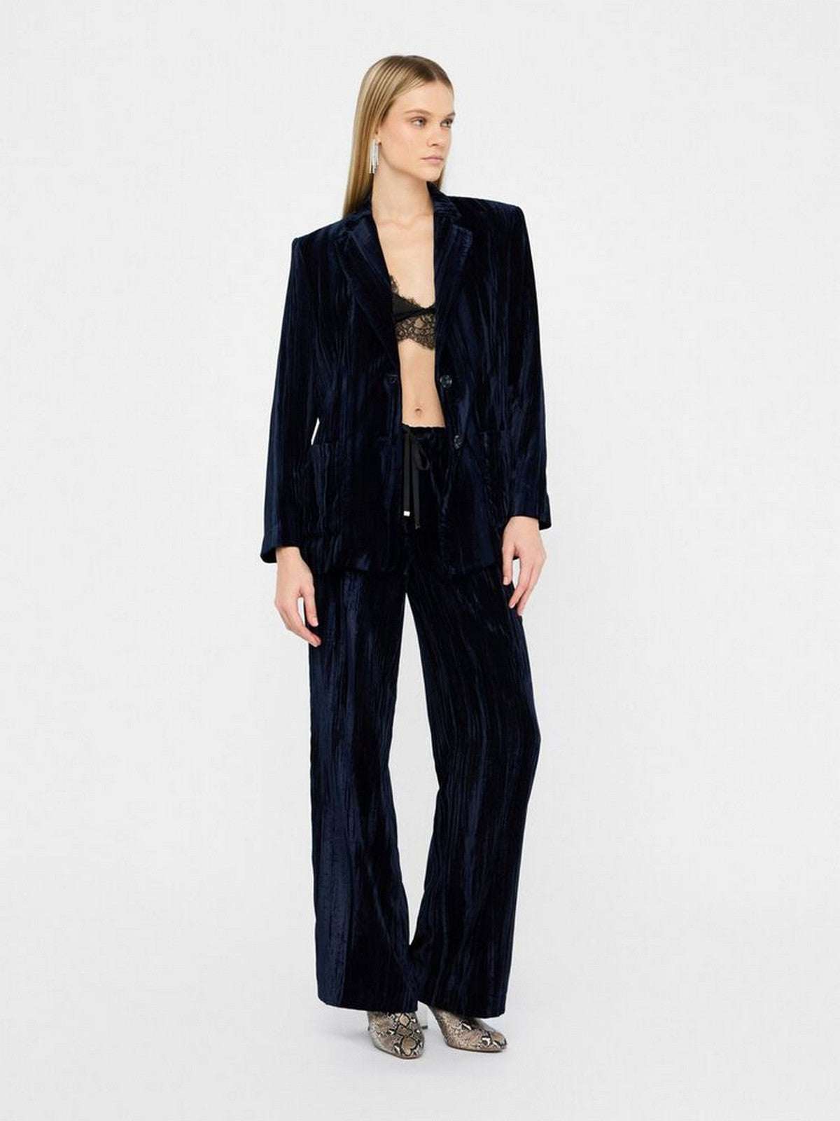 LIU JO BLACK Giacca Donna CF5403T094A 94028 Blu marino