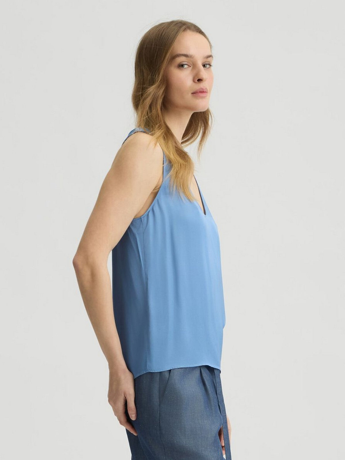 LIU JO BLACK Top Donna CA5244T2571 X0647 Blu