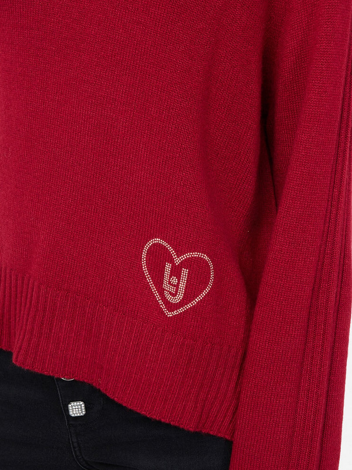 LIU JO WHITE Maglione Donna MF5444MS76L 91650 Pepper