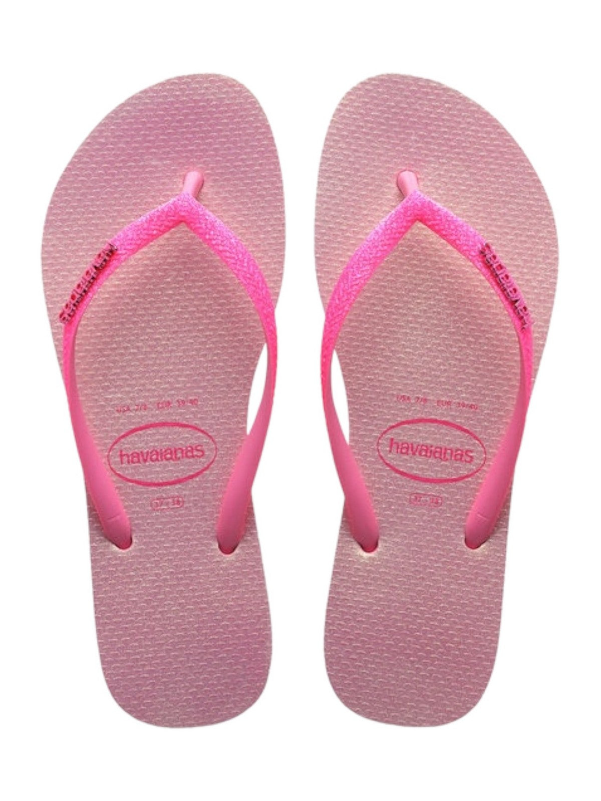 HAVAIANAS Infradito Donna Hav. Slim Glitter Iridescent 4148922.1749 Rosa gioboutiqueweb