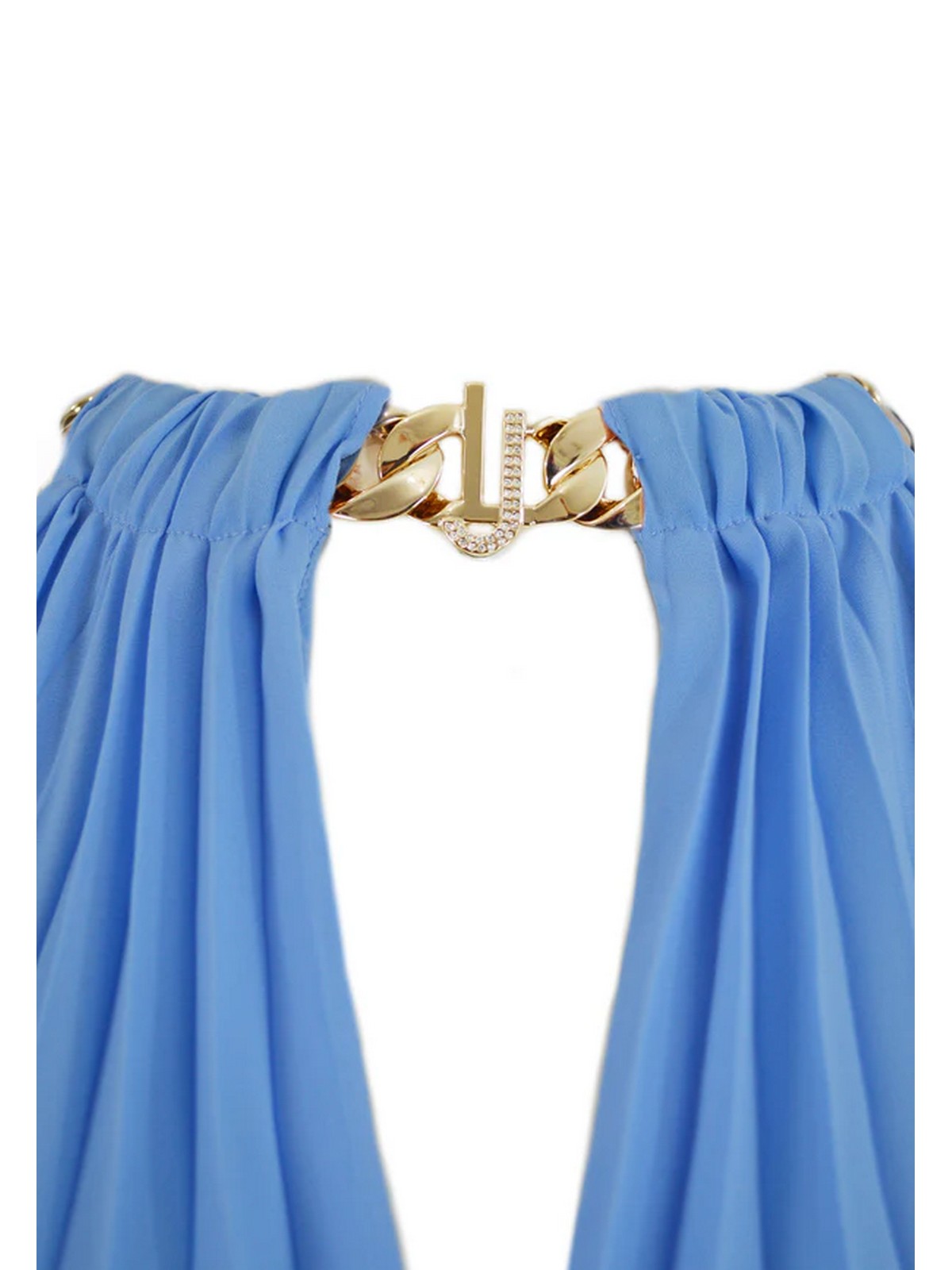 Liu Jo Black Woman Dress CA4216TS055 x0547 Blue