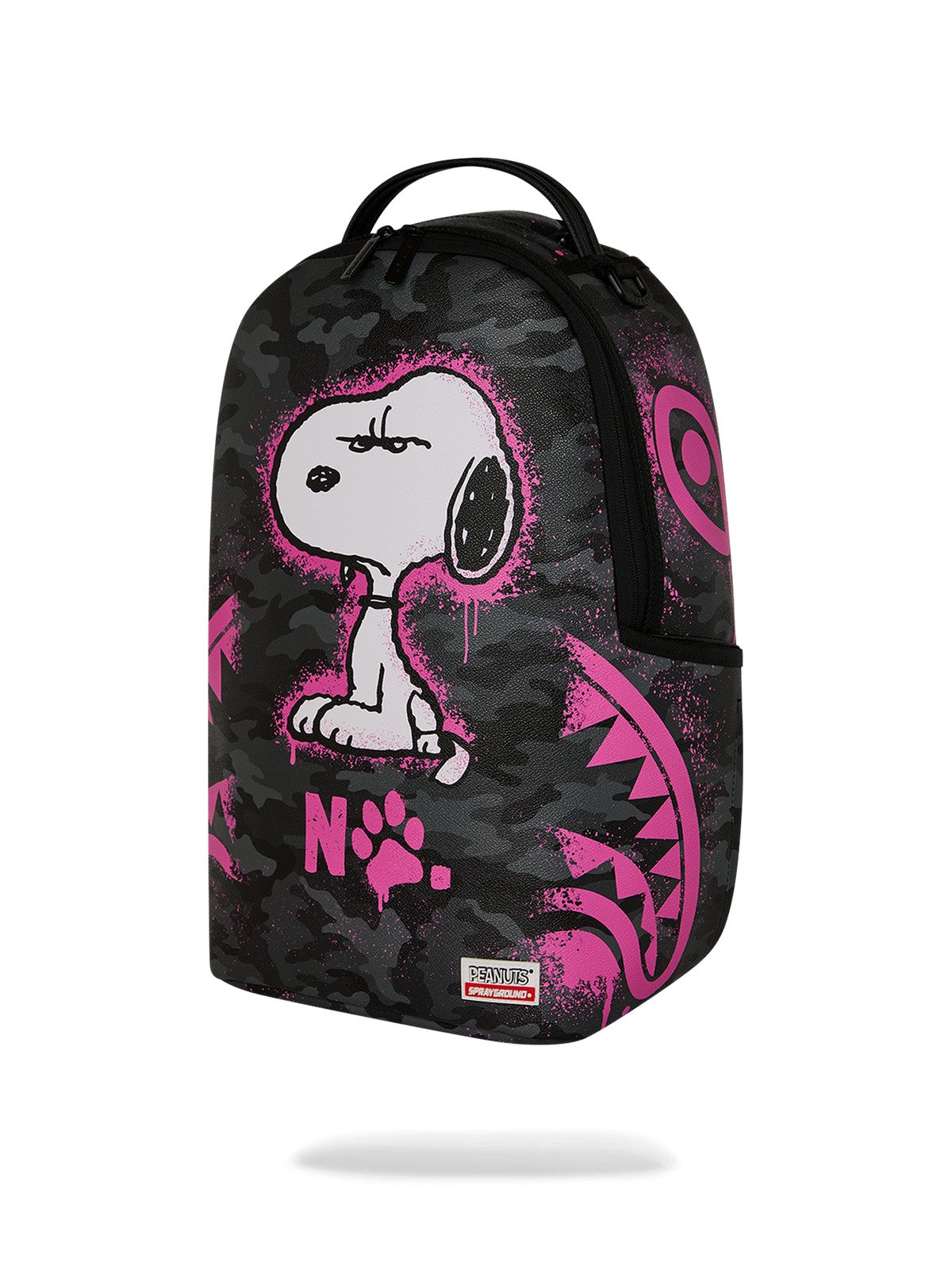 SPRAYGROUND Zaino Unisex adulto PEANUTS SNOOPY PINK STENCIL DLXSV BACKPACK 910B8781NSZ Nero