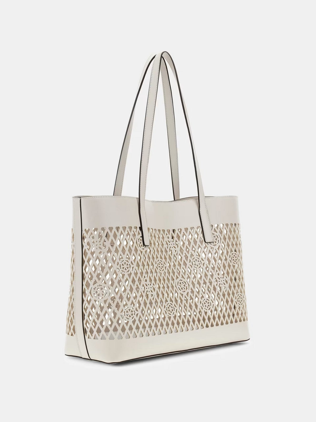 GUESS Borsa Donna LETTY 2 IN 1 TOTE HWPG99 11240 OFF off white