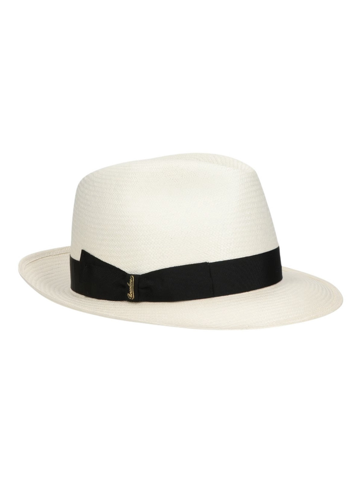 BORSALINO Cappello Donna 1991 01A1 Sbiancato cinta nera