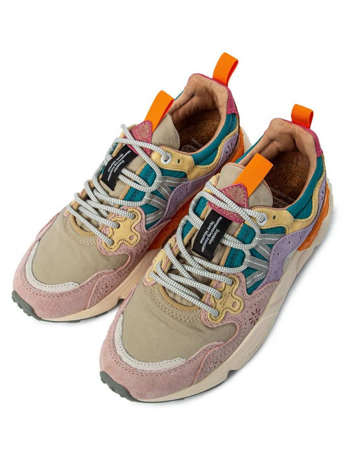 Trampki damskie FLOWER MOUNTAIN YAMANO 3 WOMAN 2017817-01-3M51 JASNY RÓŻ-LILA-PETROL