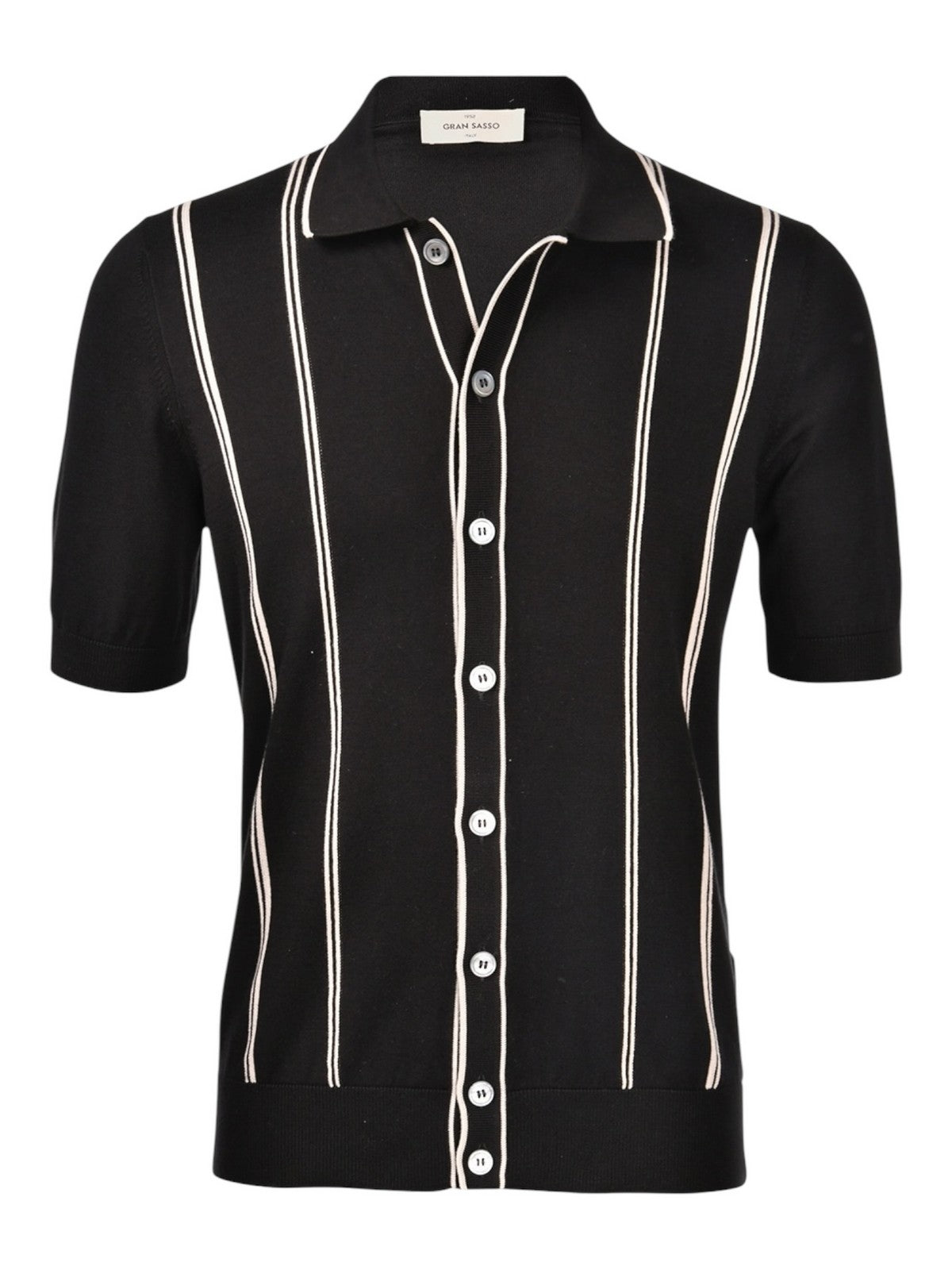 GRAN SASSO Camicia Uomo 59135/18041 099 Nero gioboutiqueweb