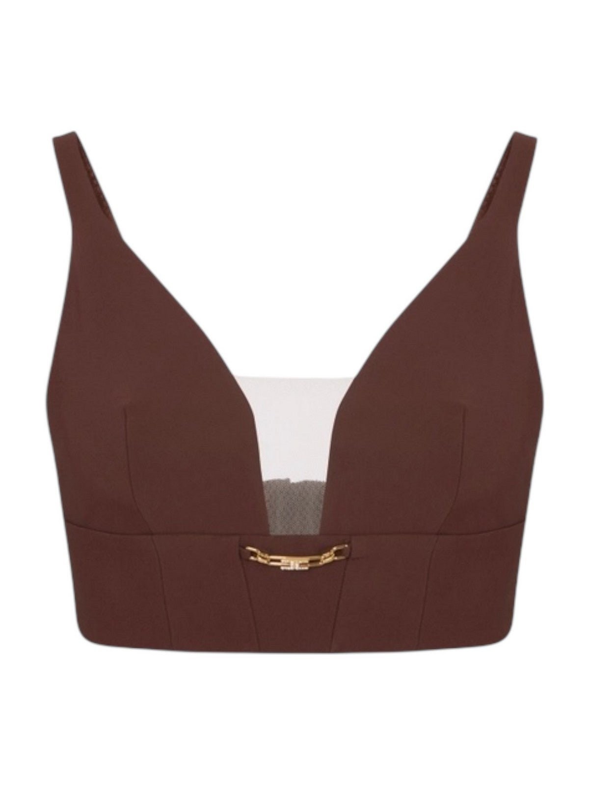 ELISABETTA FRANCHI Top Donna TO04857E2 EA3 COFFEE