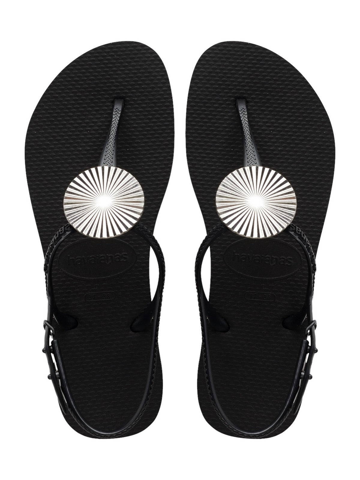 HAVAIANAS Infradito Donna Hav. Twist Metal 4148924.0090 Nero gioboutiqueweb