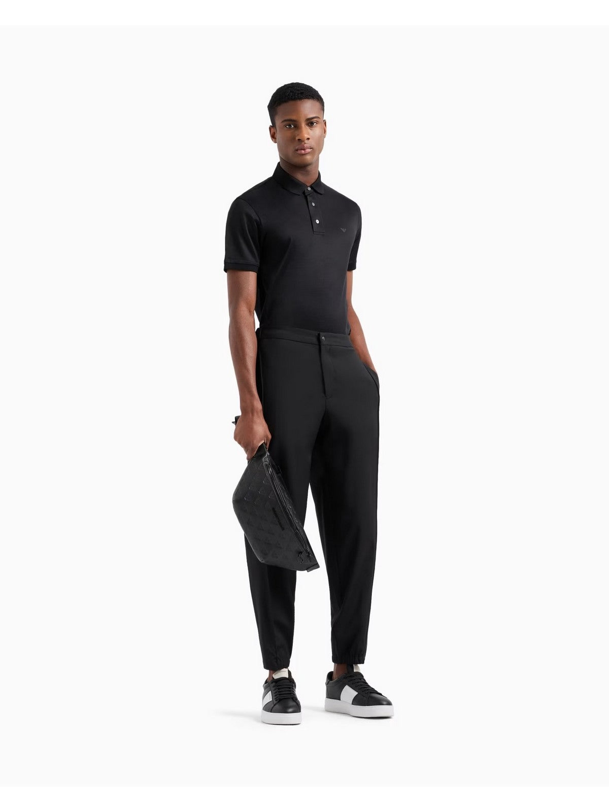 EMPORIO ARMANI Polo Uomo 8N1F96 1JUVZ 0999 Nero gioboutiqueweb