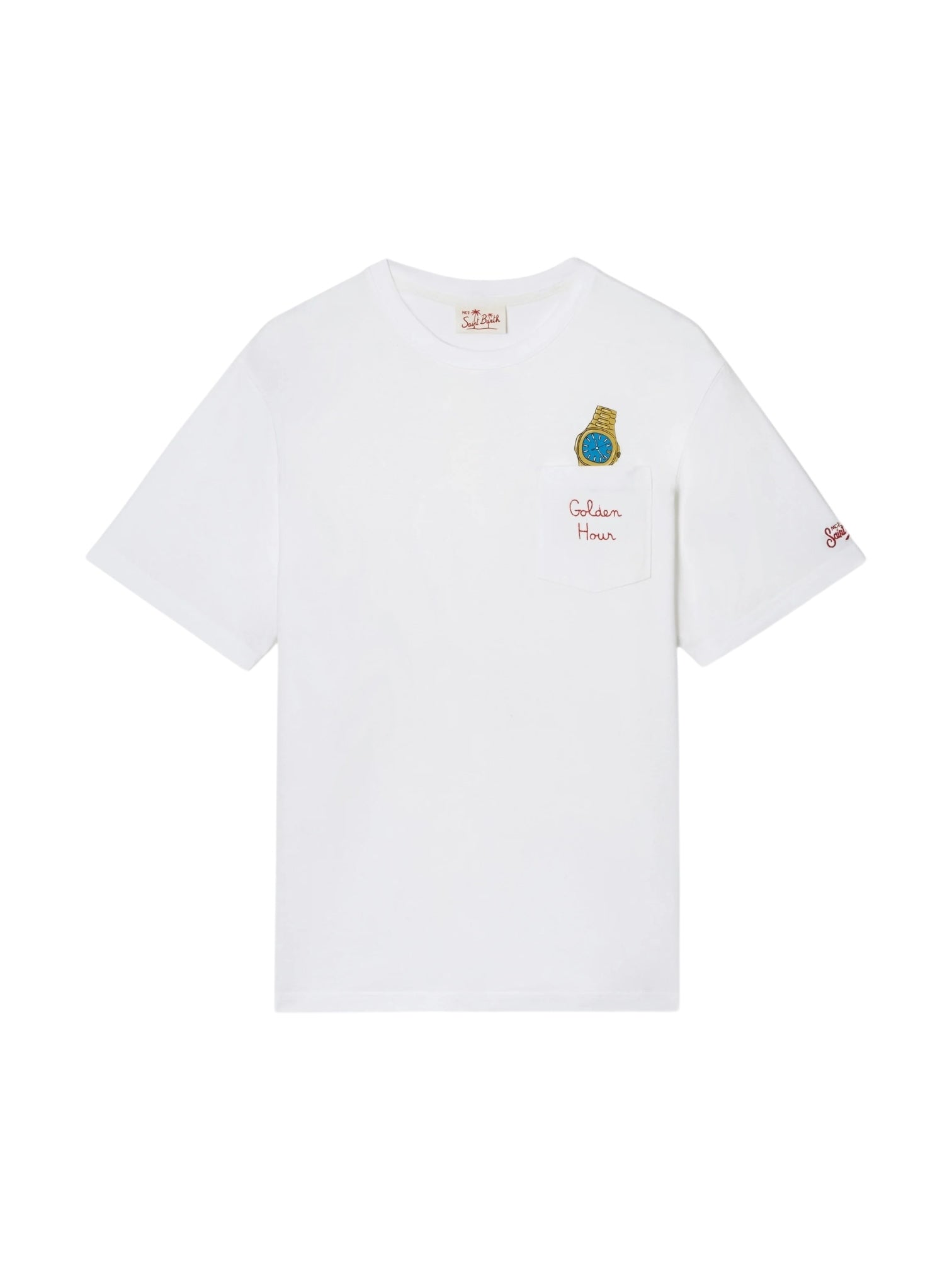 MC2 SAINT BARTH T-shirt Uomo AUSTIN 01981L GOLDEN HOUR 01N EMB